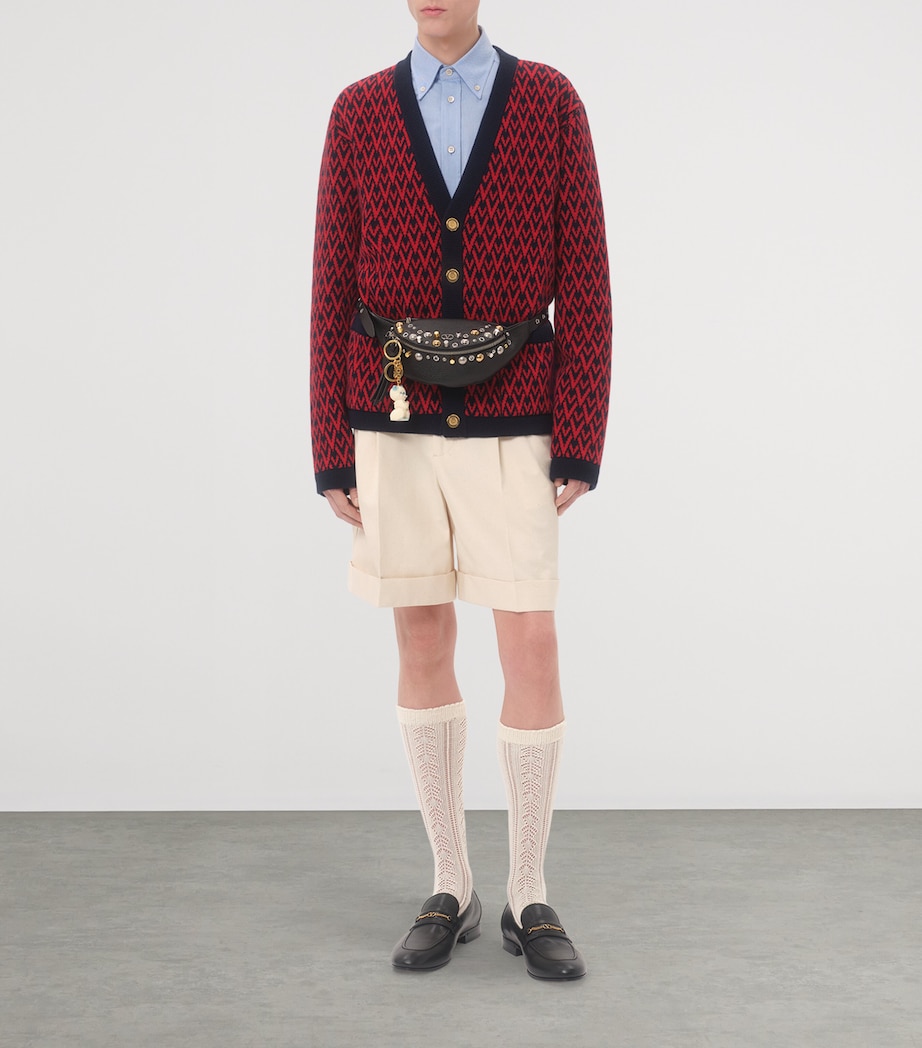 Wool Toute La V Cardigan BR5 Image 5