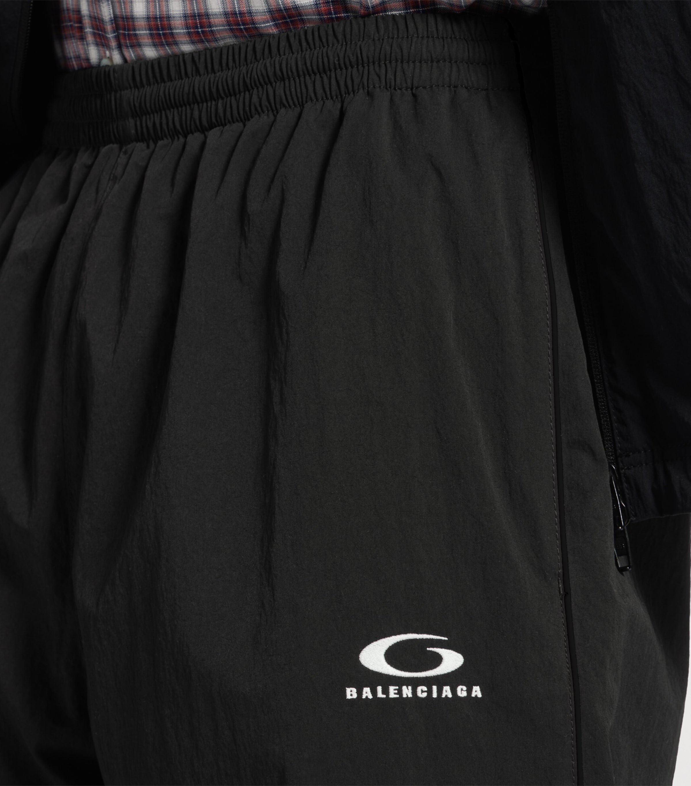 Balenciaga Mens Loop Sports Icon Track Shorts Image 6