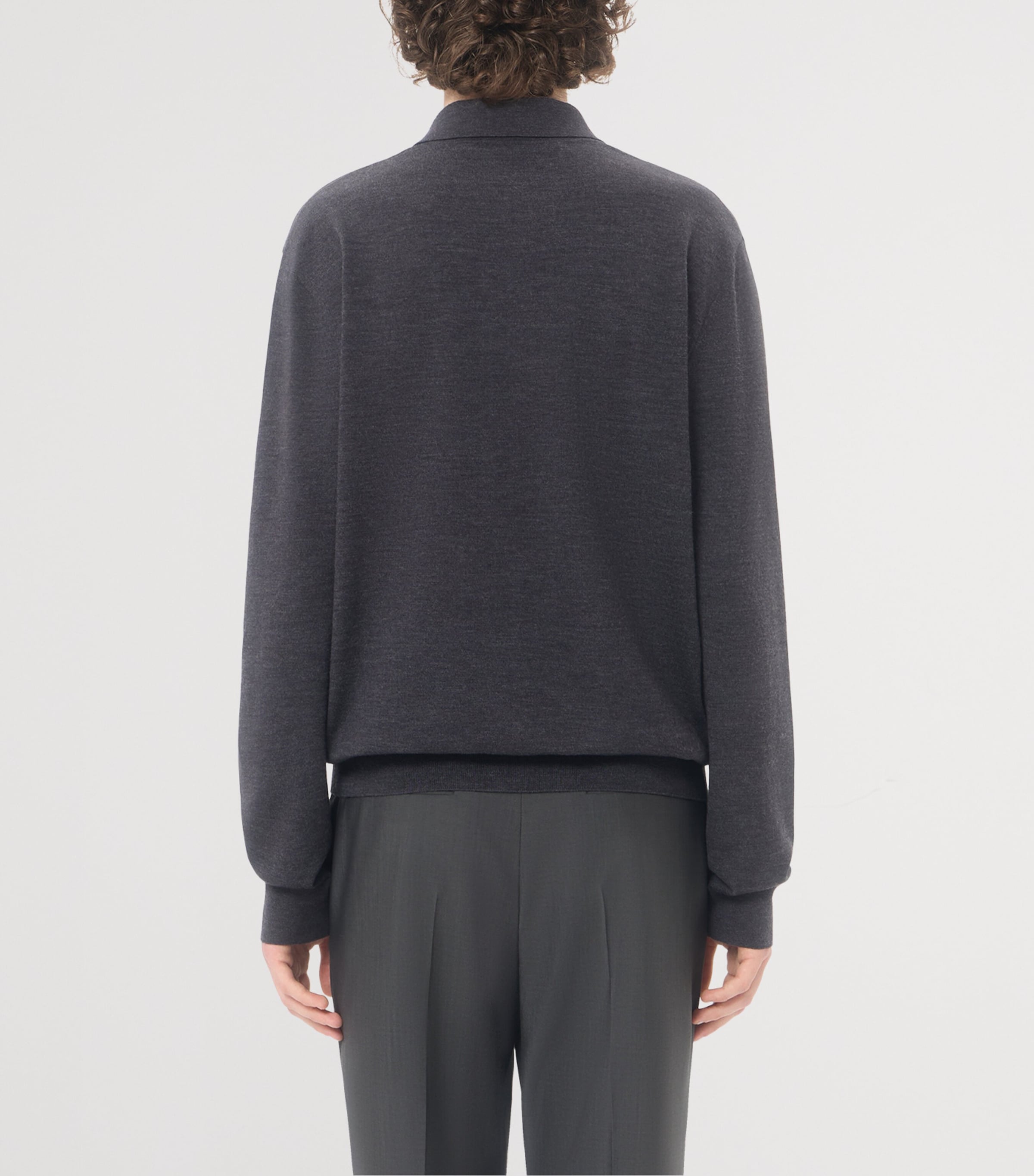 Valentino Mens Virgin Wool VLogo Signature Polo Shirt Image 5