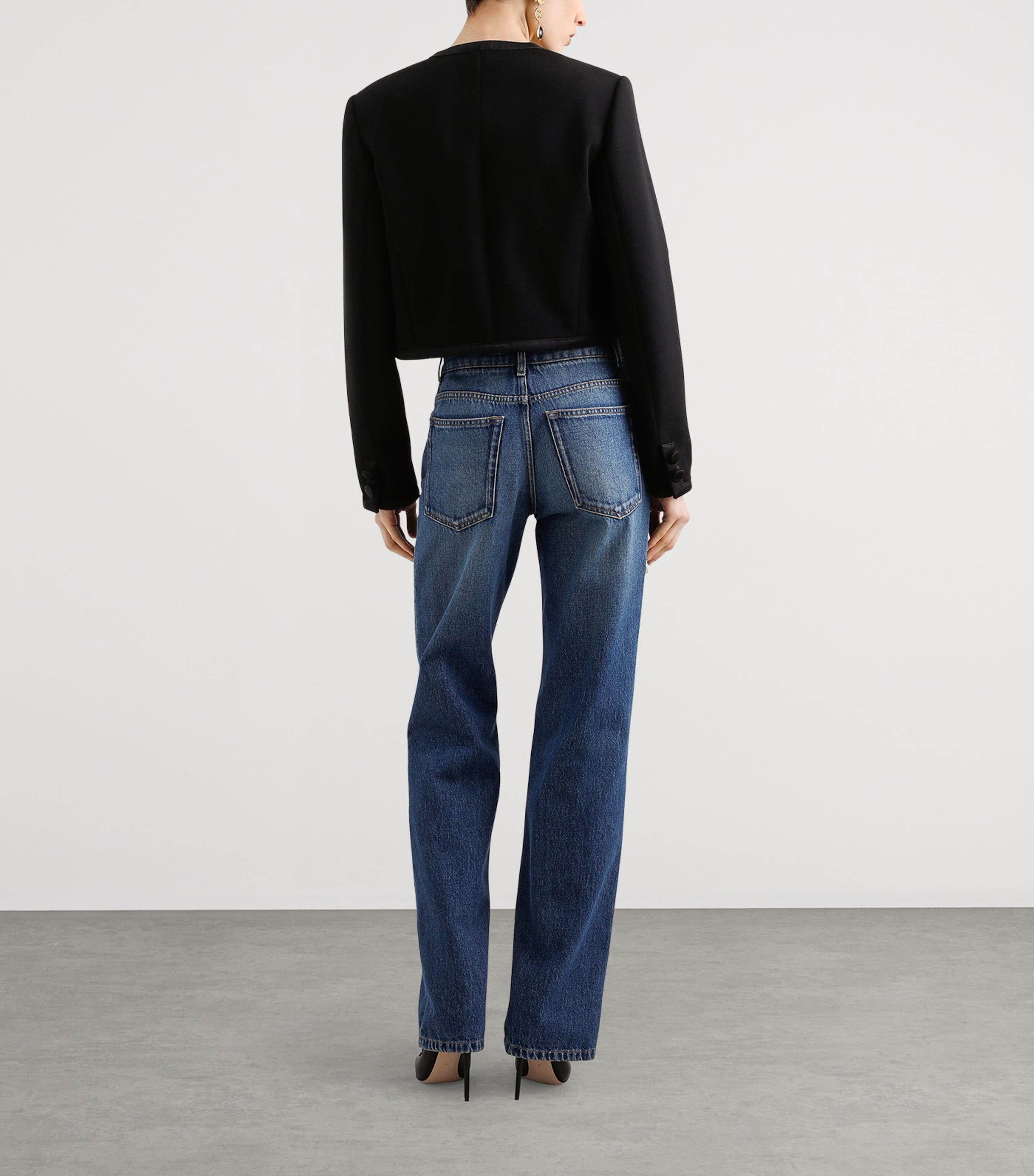 Satin Corset Top N0000-BLACK Image 5