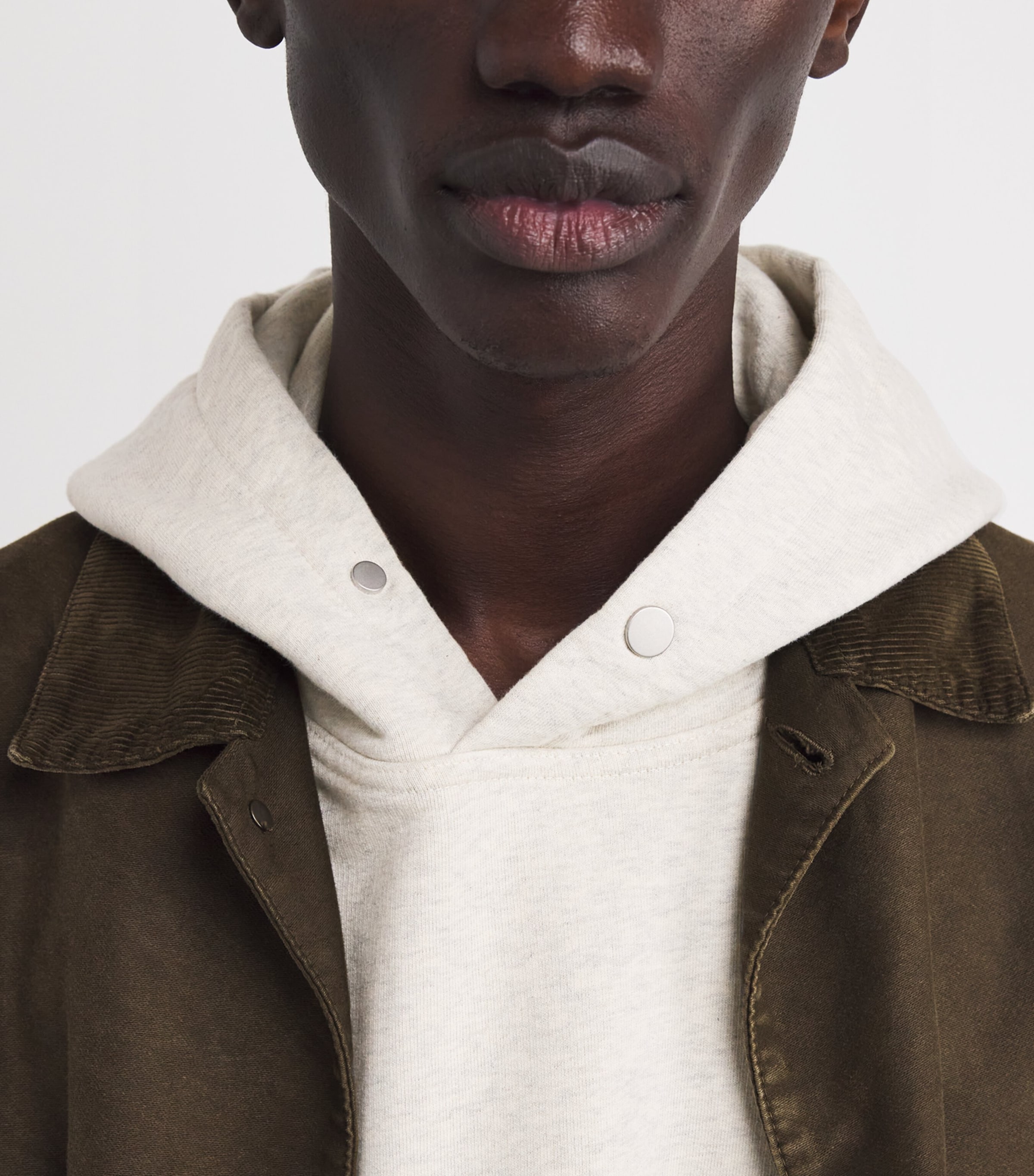 Cotton Patron Of The Club Hoodie CREAM MARL Image 6