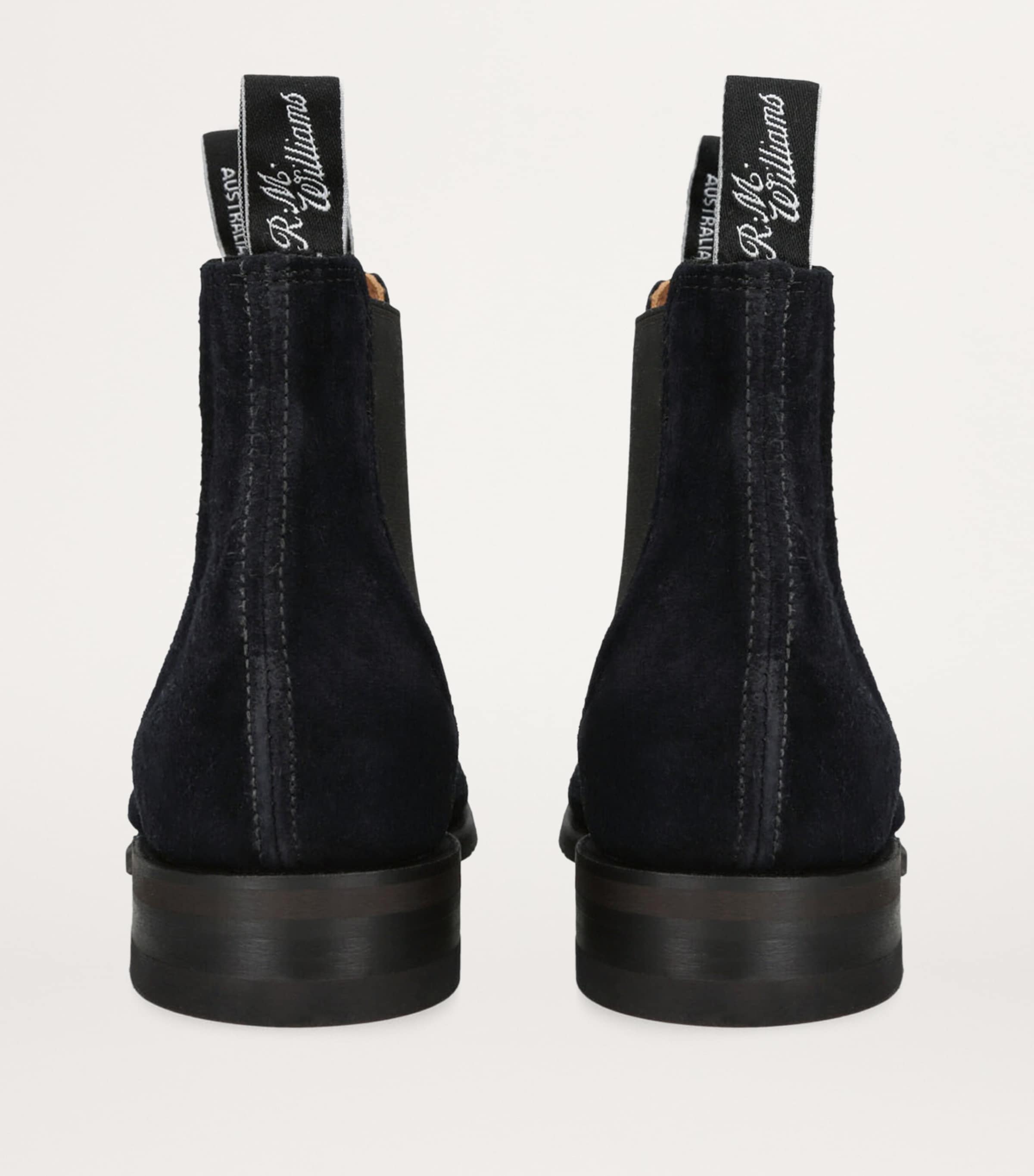 Suede Ankle Boots NAVY Image 2