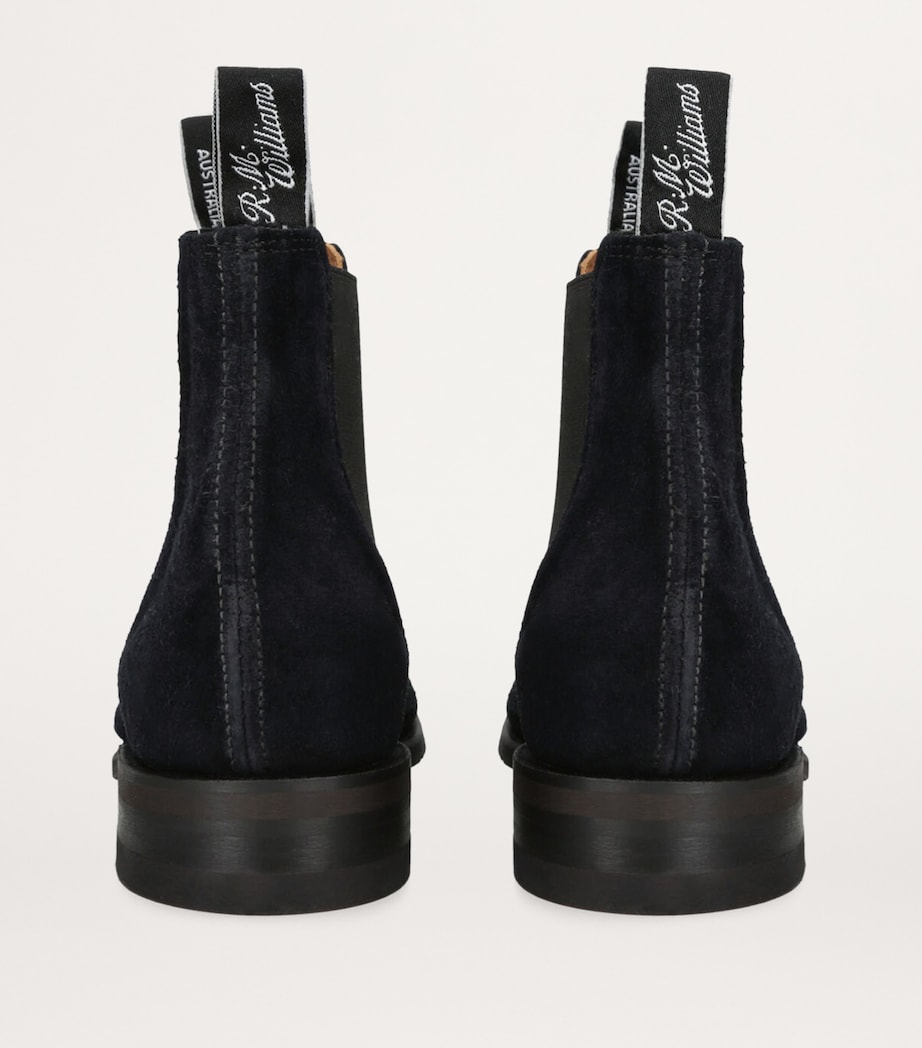 Suede Ankle Boots NAVY Image 2