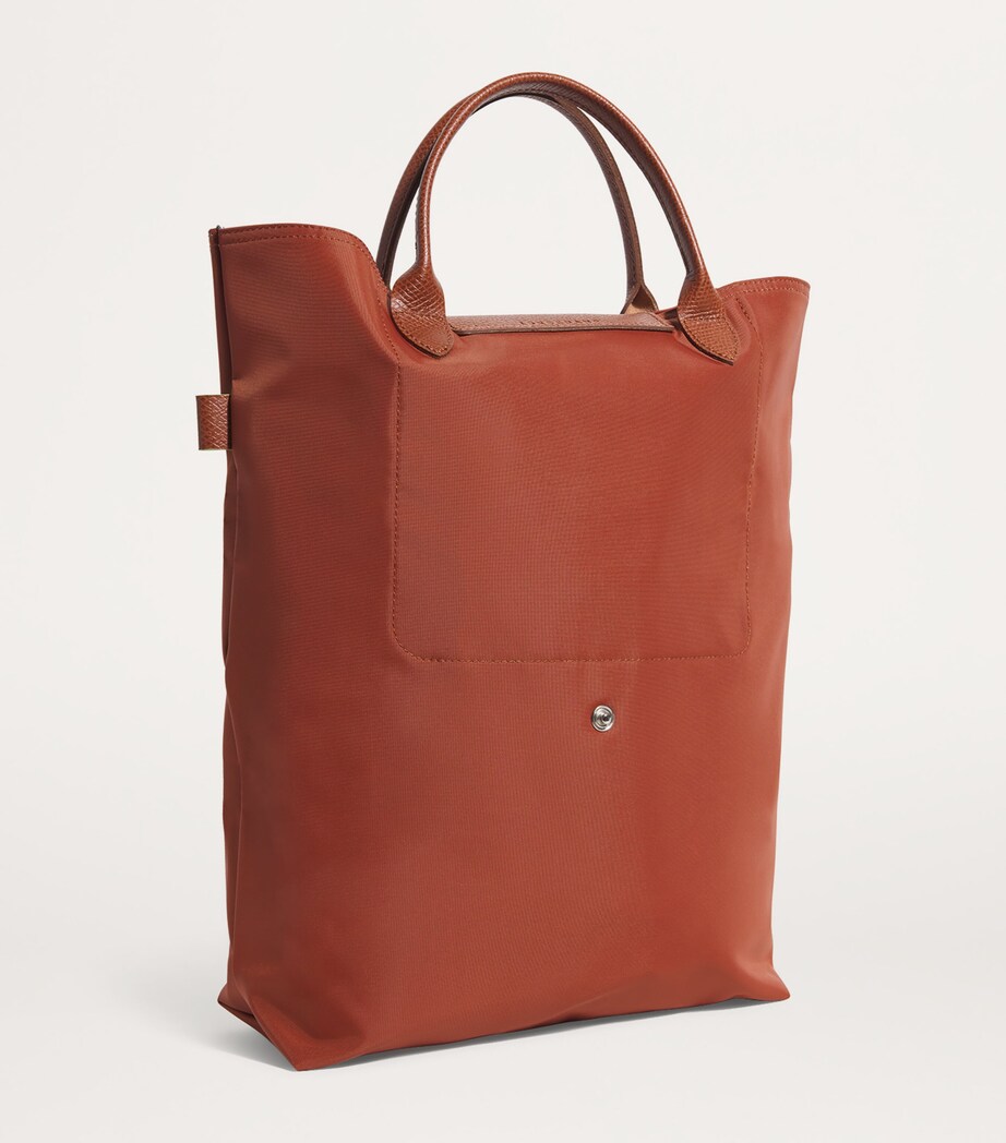 Medium Le Pliage Green Tote Bag 404 CHESTNUT Image 3