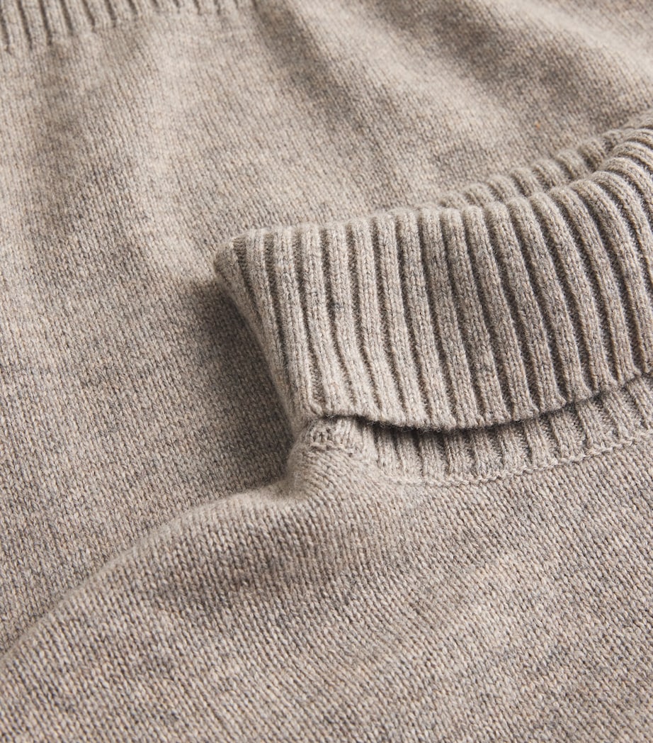 Wool-Cashmere Rollneck Sweater HEATHER BEIGE Image 5