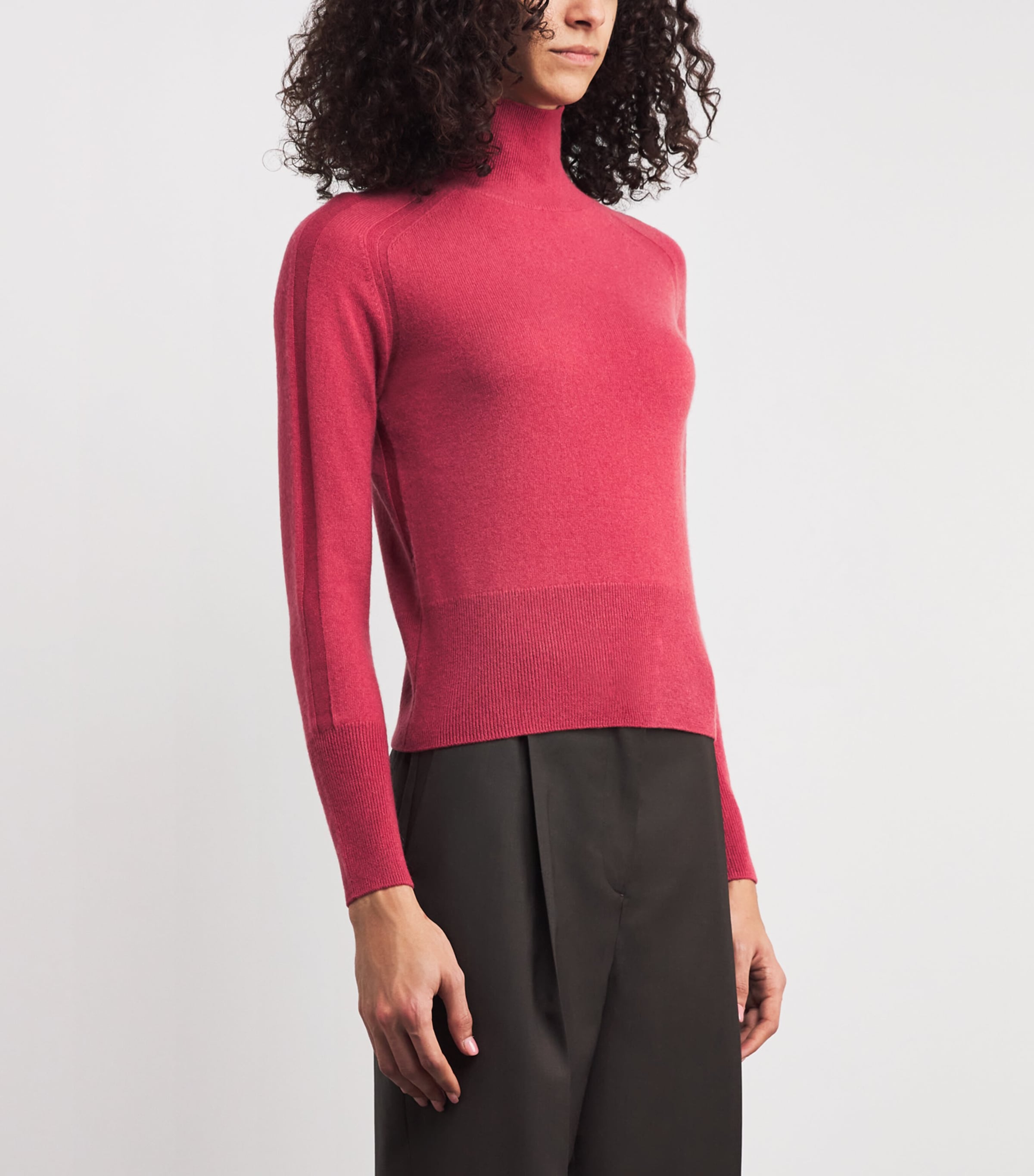 Cashmere Oxna Funnel-Neck Sweater MULBERRY Image 3