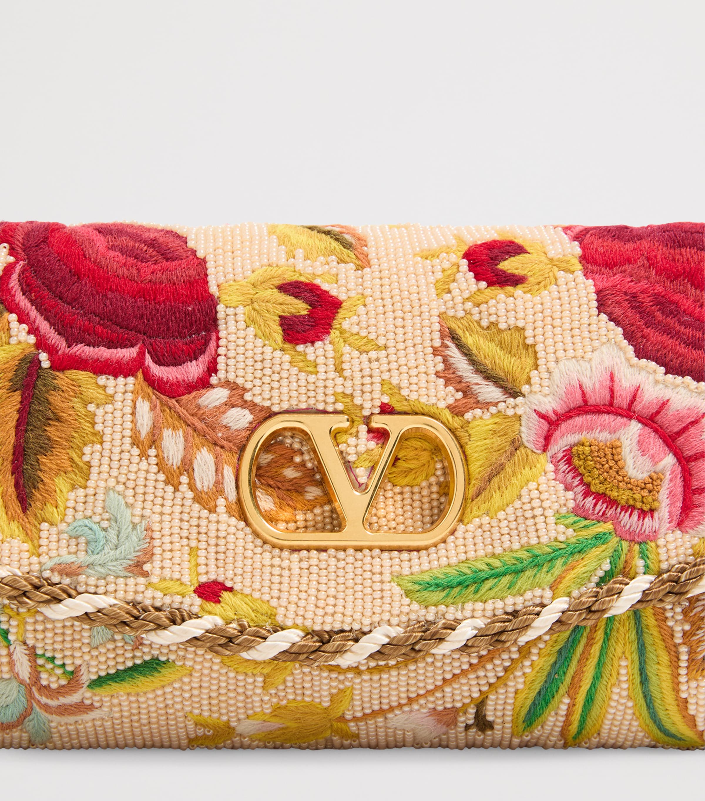 クラッチバッグ Valentino Garavani Vain Soft Clutch Valentino Garavani Silk Beaded Vain Soft Clutch Bag | Harrods US
