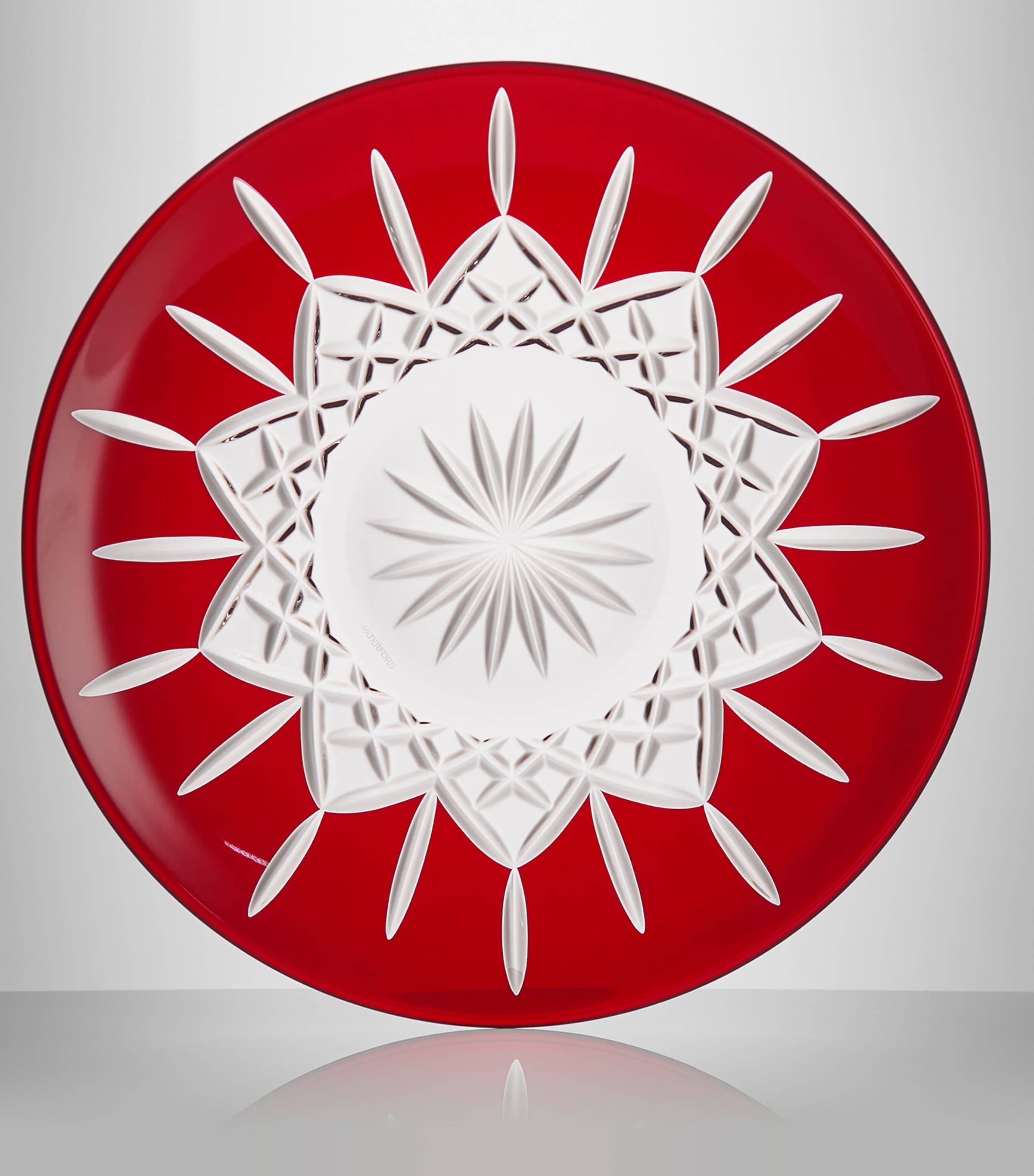 Lismore Red Decorative Plate (30cm) RED Image 3