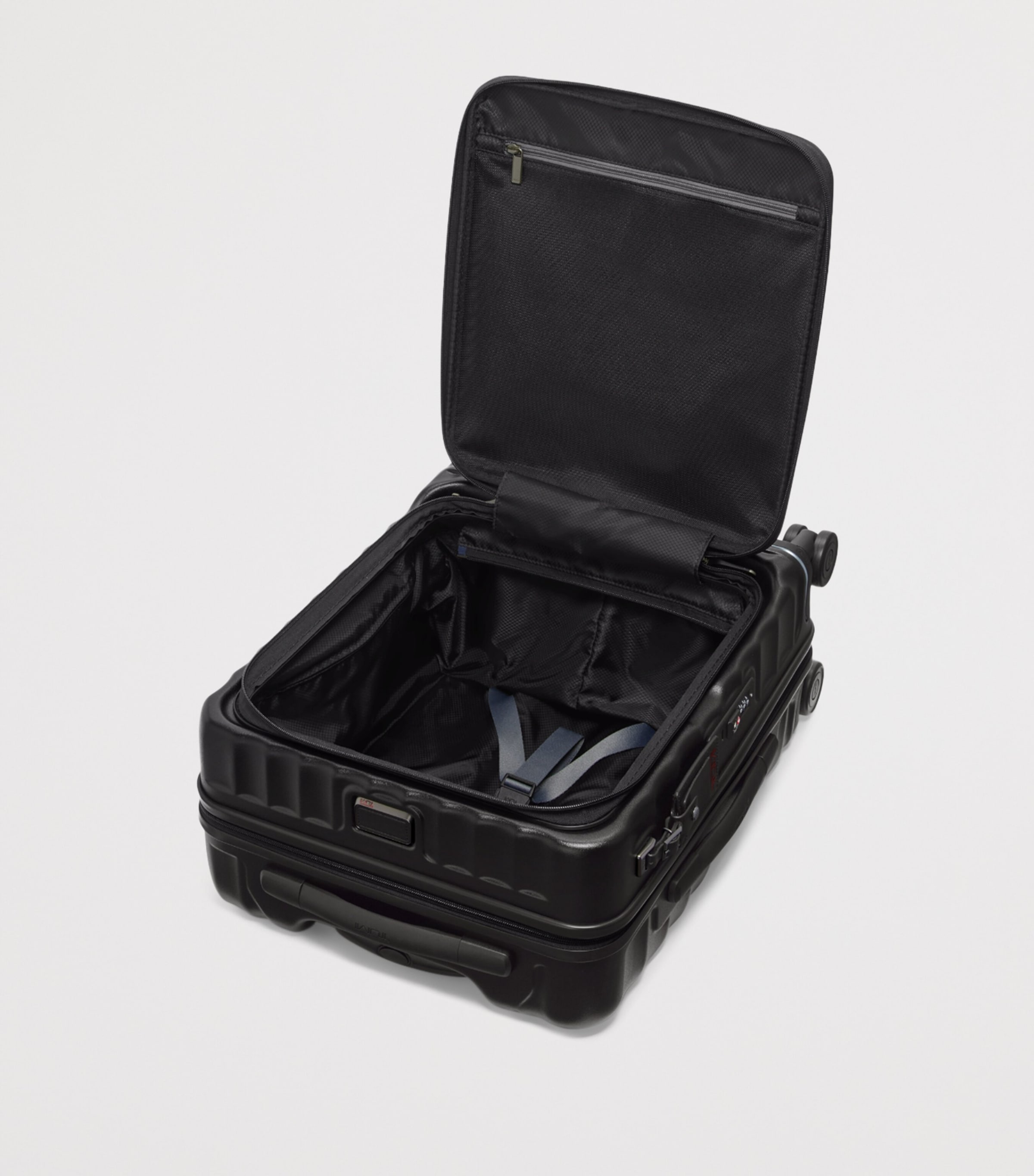 Tumi Large 19 Degree Front Access Expandable Cabin Suitcase (55cm) Black Textured Image 2