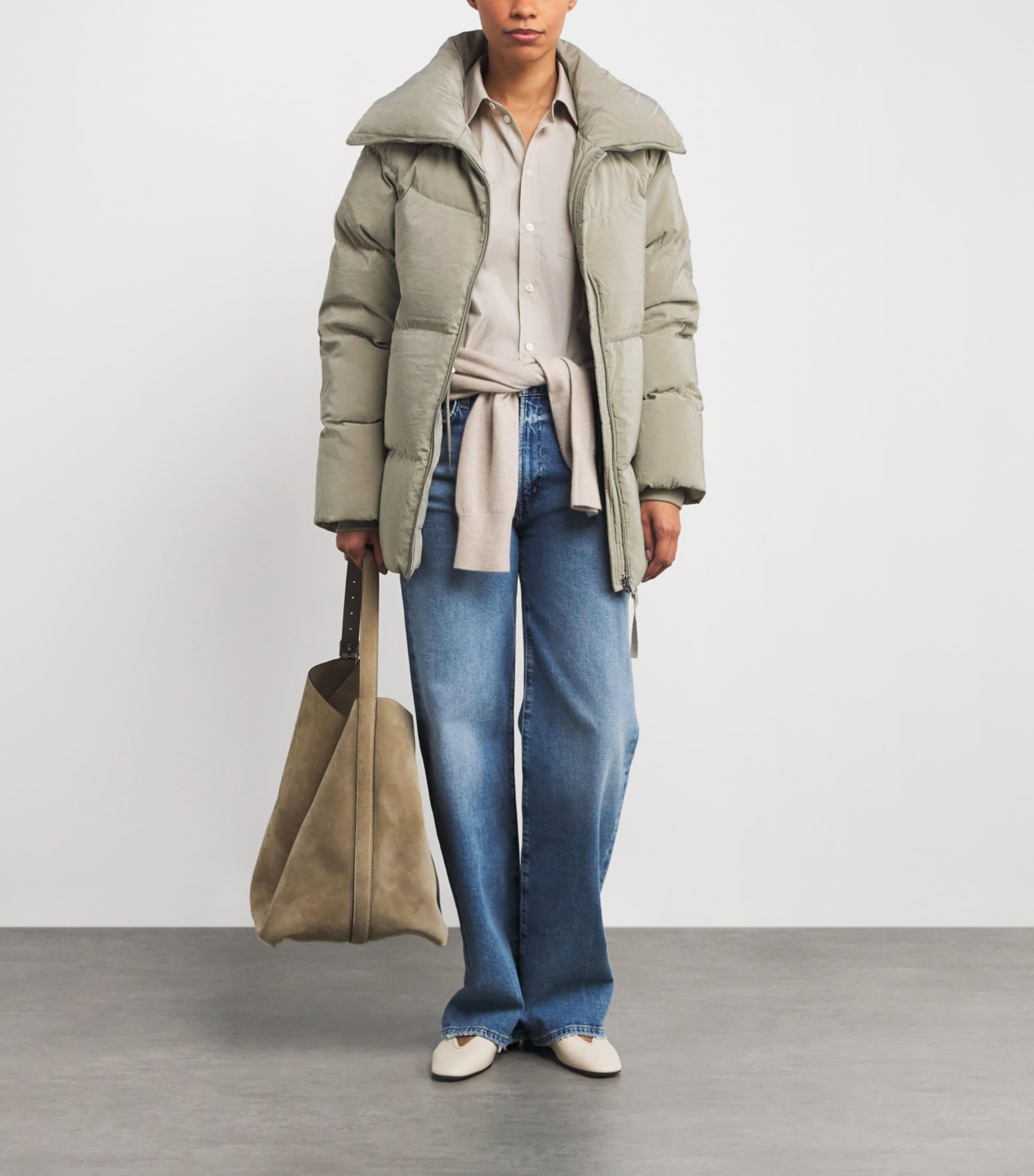 Down Valencia Puffer Jacket AGATE GREY Image 2