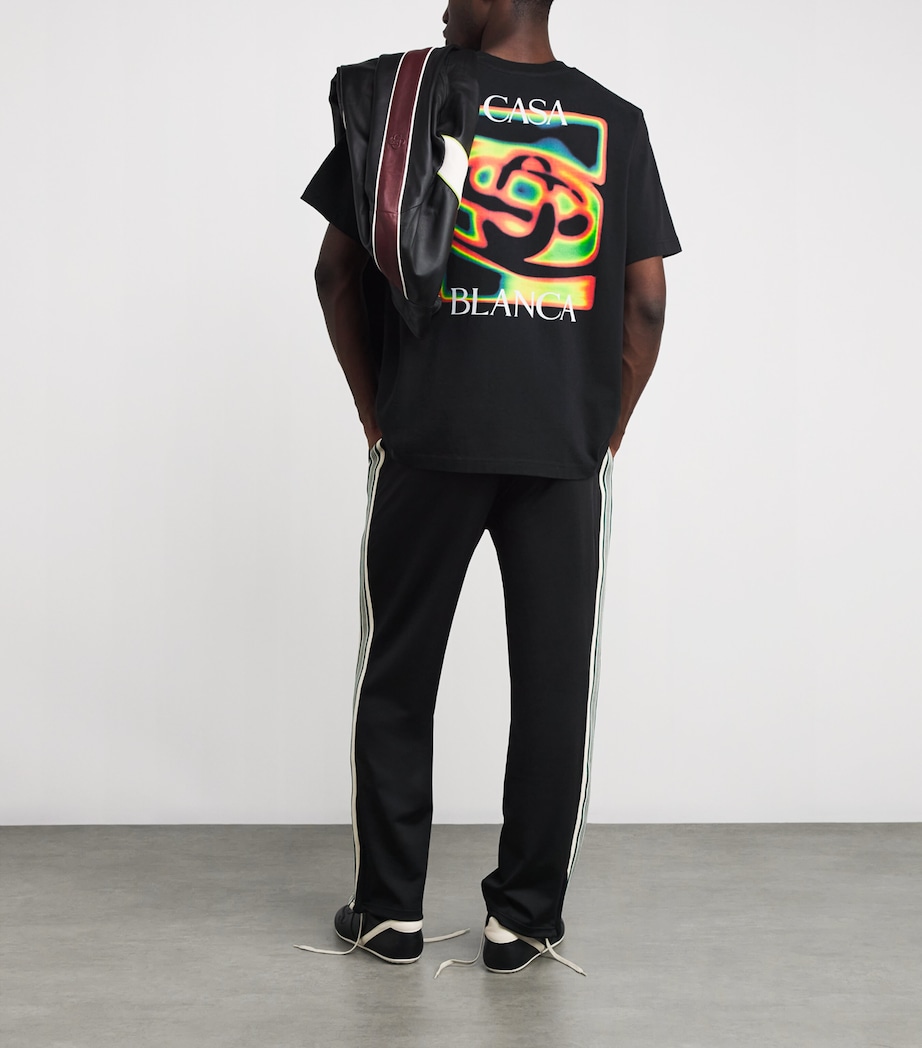 Organic Cotton Heat Map Logo T-Shirt BLACK HEAT MAP Image 2