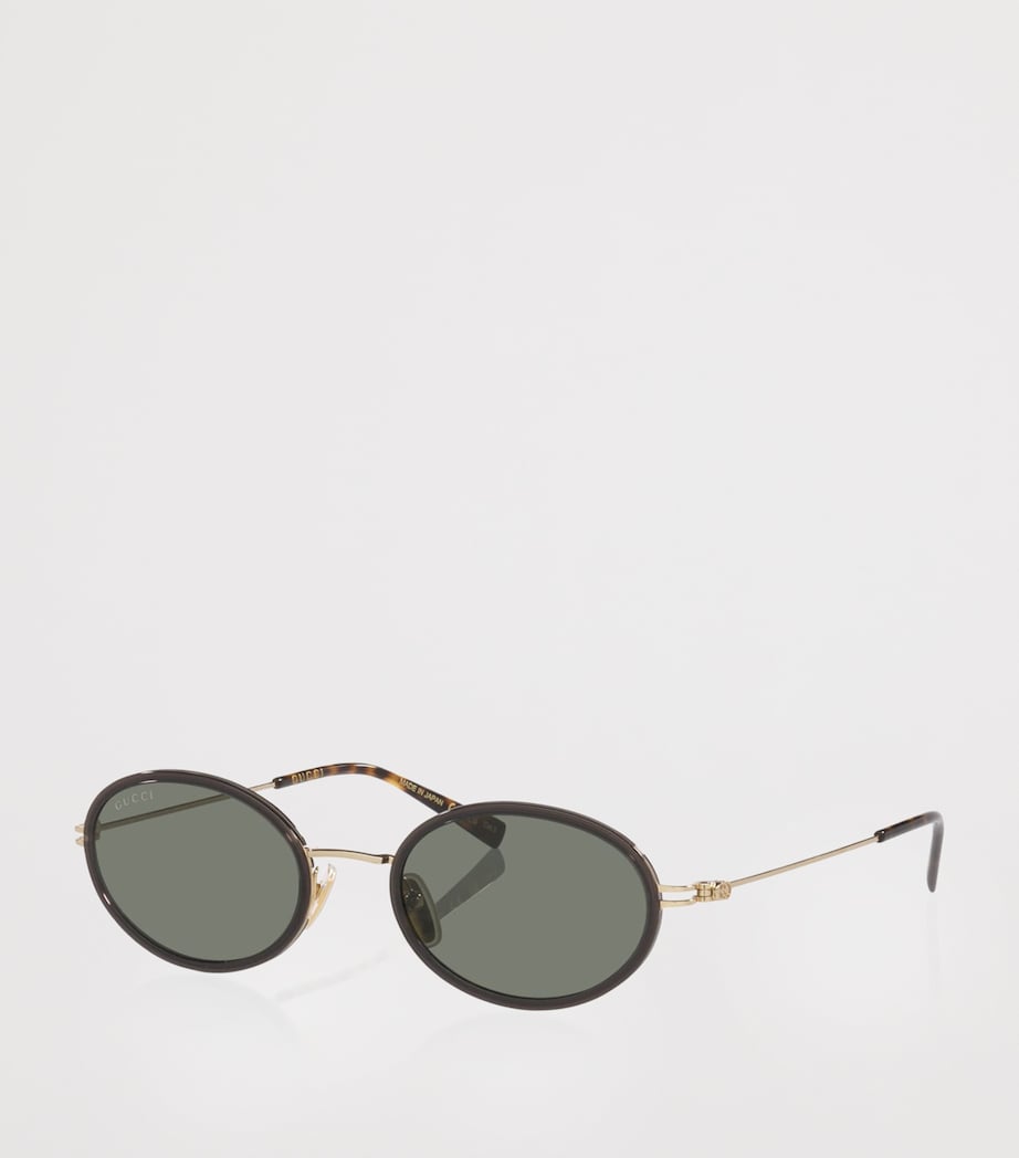 Gucci Oval Sunglasses Grey Image 2