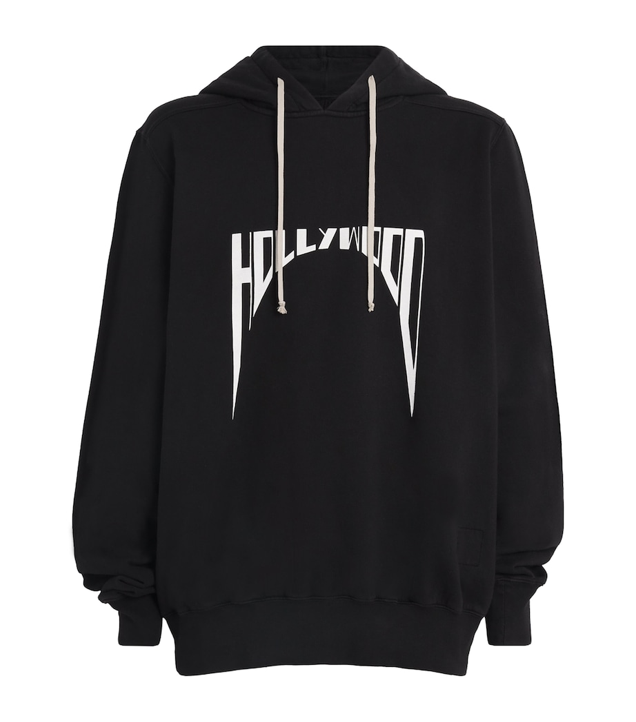 Rick Owens Mens DRKSHDW Cotton Hollywood Hoodie Image 1