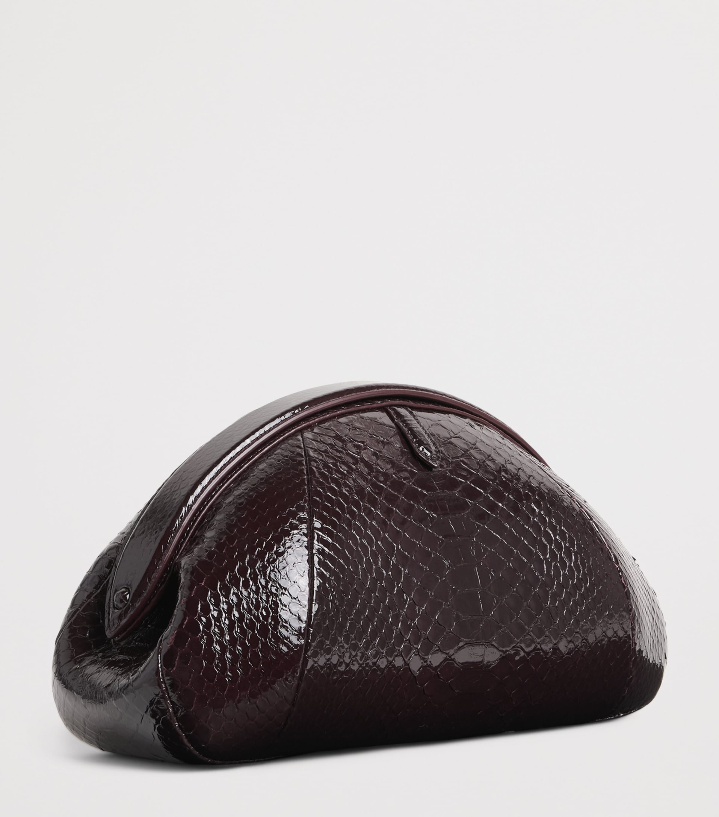 Alaïa Snakeskin Purse Clutch Bag Bordeaux Image 3