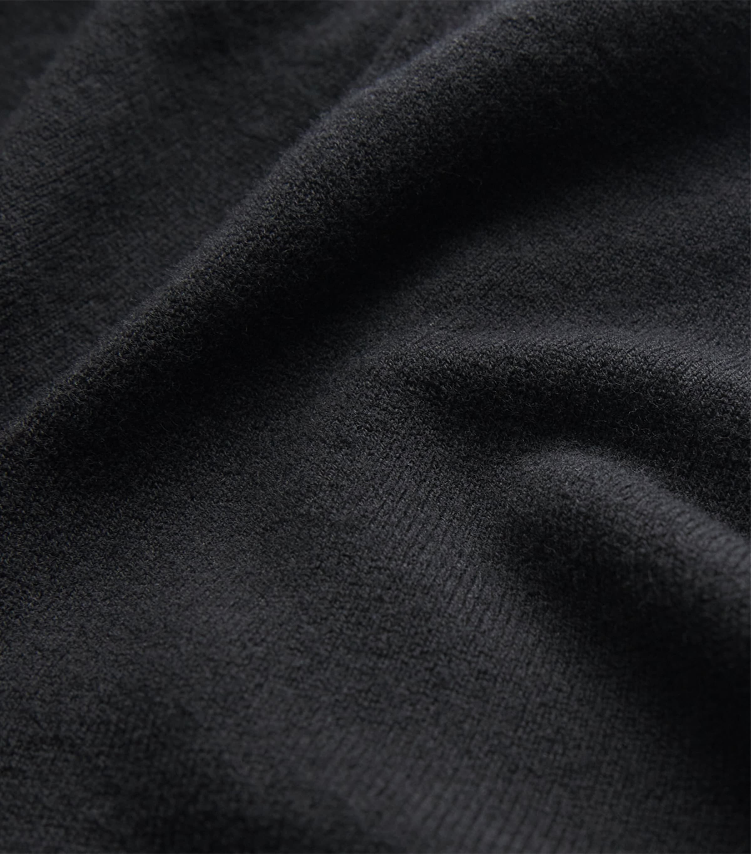 Virgin Wool Rollneck Sweater BLACK Image 5