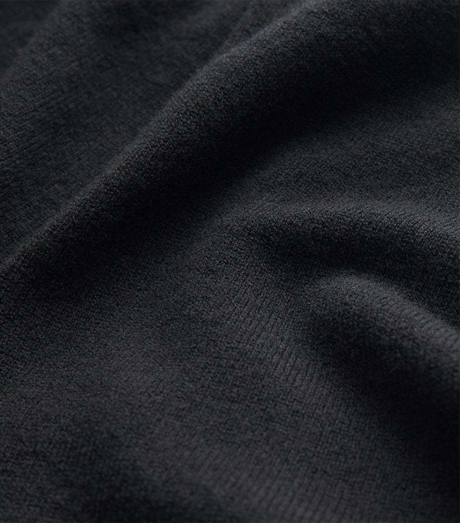 Virgin Wool Rollneck Sweater BLACK Image 5