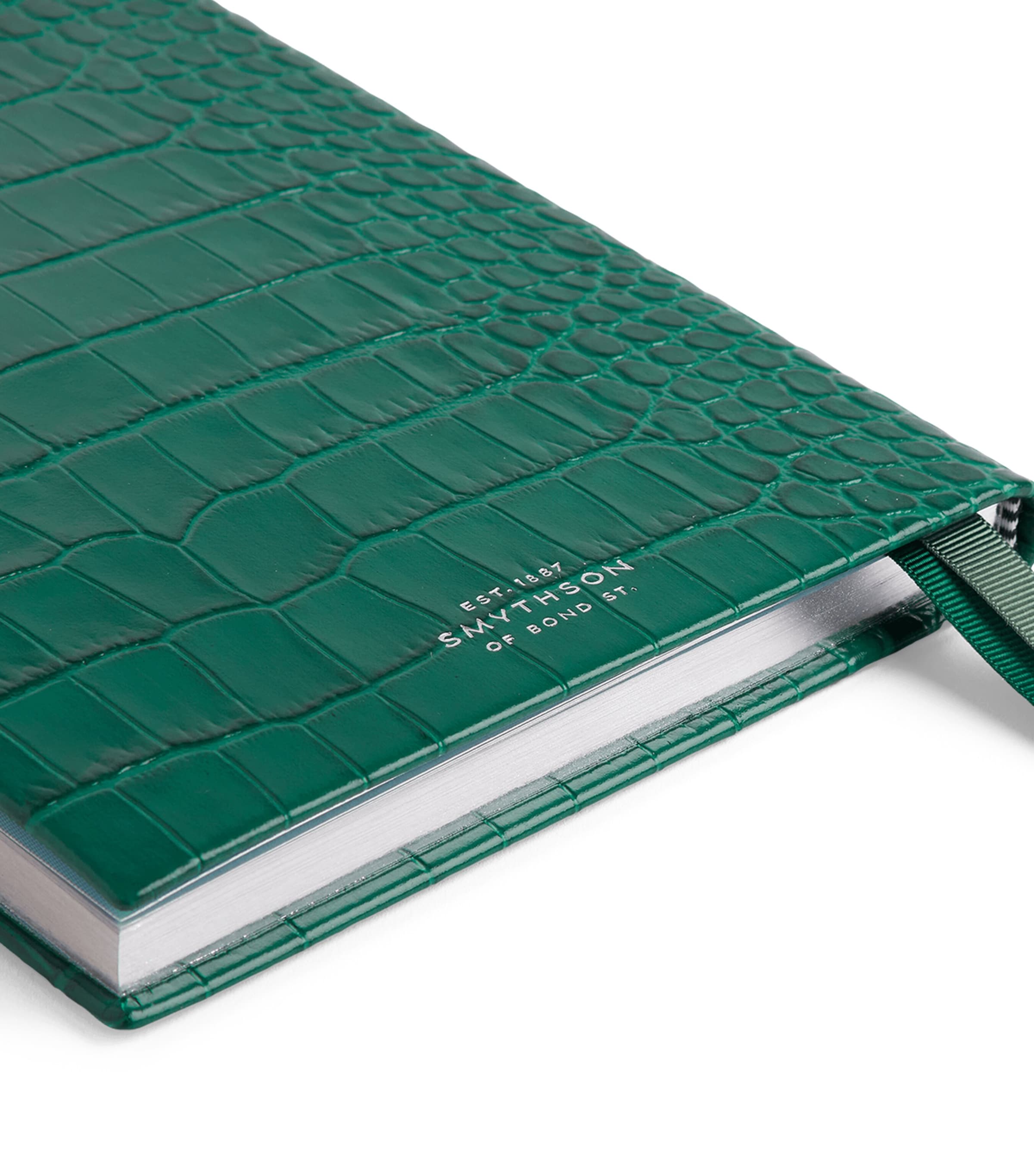 Smythson Leather Mara Soho A5 Mid-Year 2026 Diary Petrol Image 6