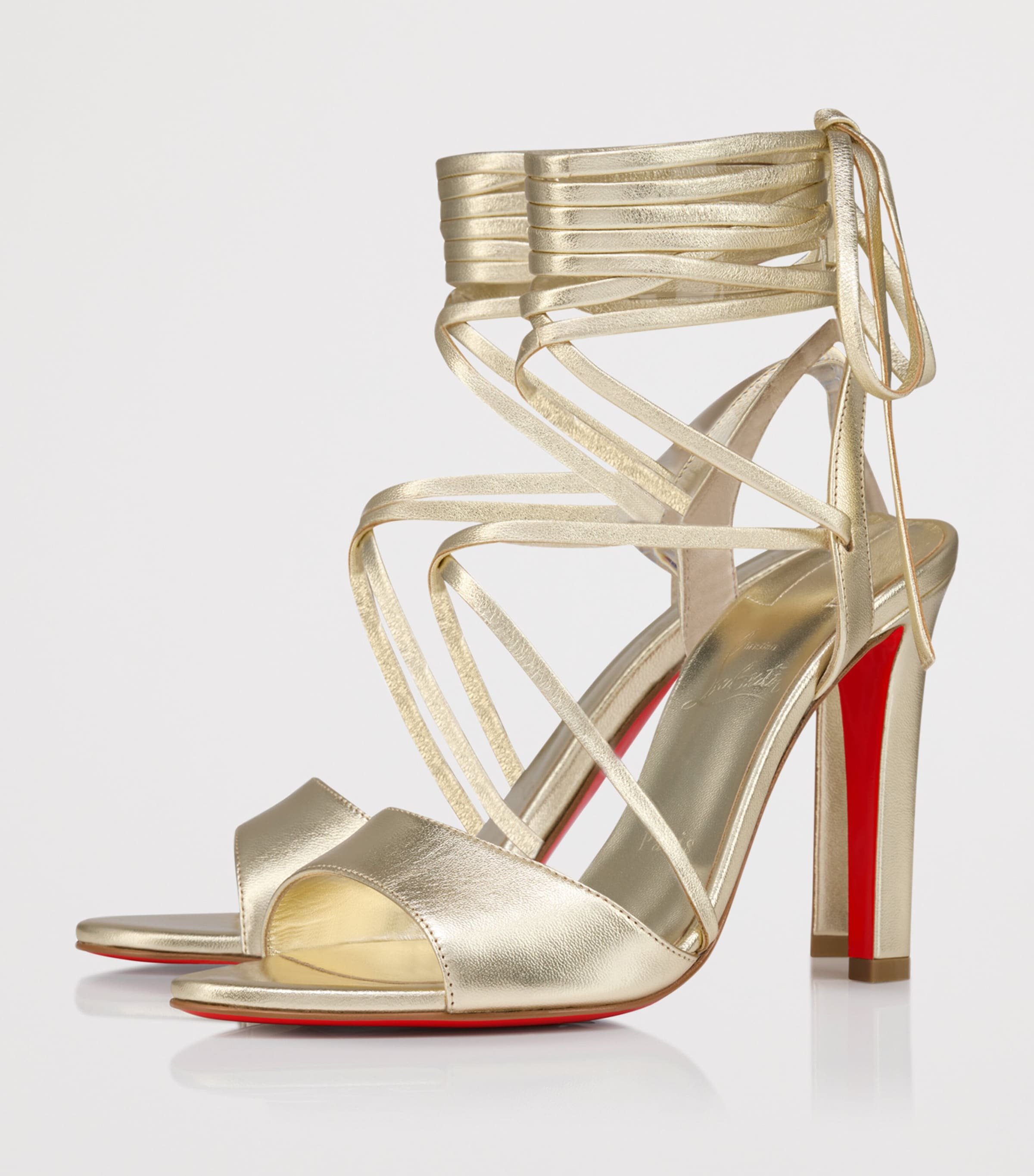 Christian Louboutin Fanny Randa Leather Sandals 100 Image 2