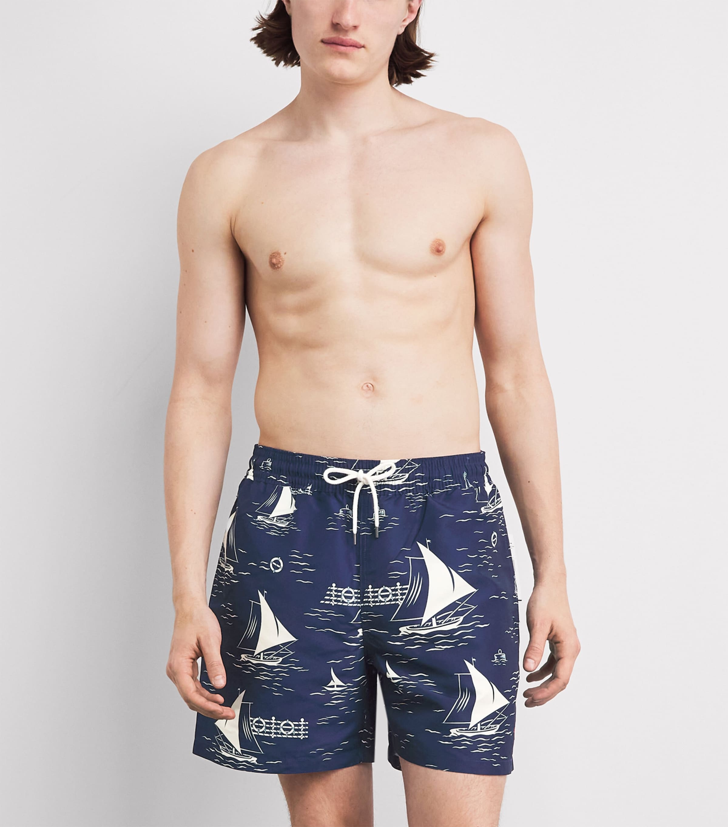 Polo Ralph Lauren Mens Sailboat Swim Shorts All Over Sailboats Image 2