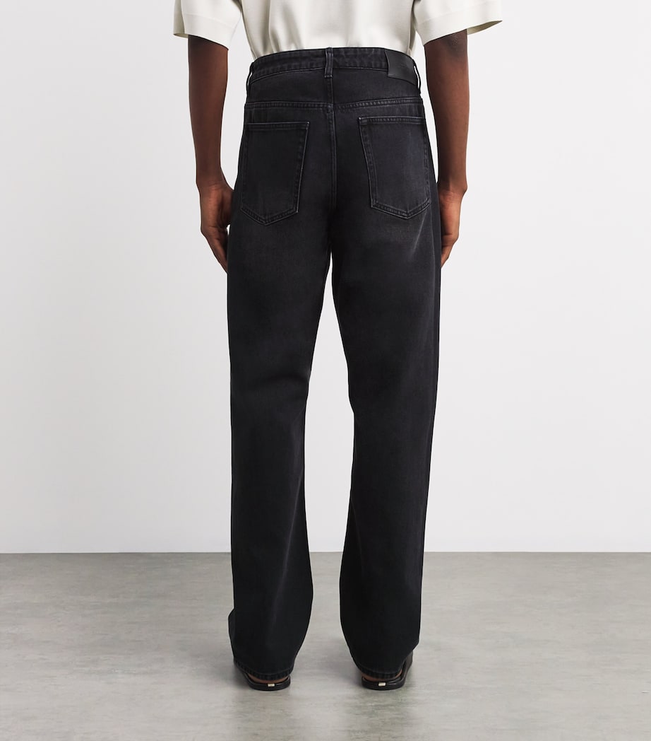 Straight Jeans WASHED BLACK Image 4