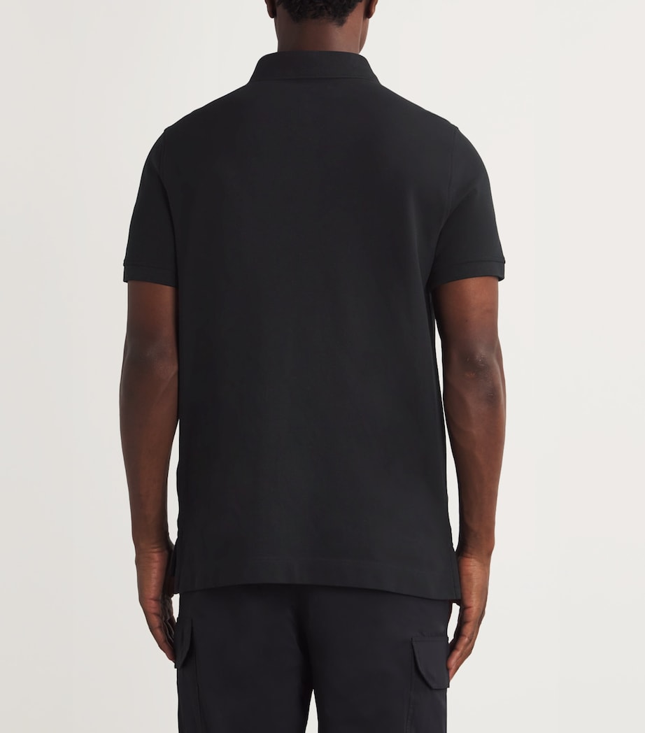 Cotton Logo Beckley Polo Shirt BLACK.61 Image 4