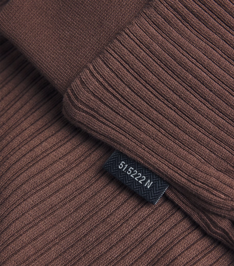 Organic Cotton Polo Shirt BROWN Image 5