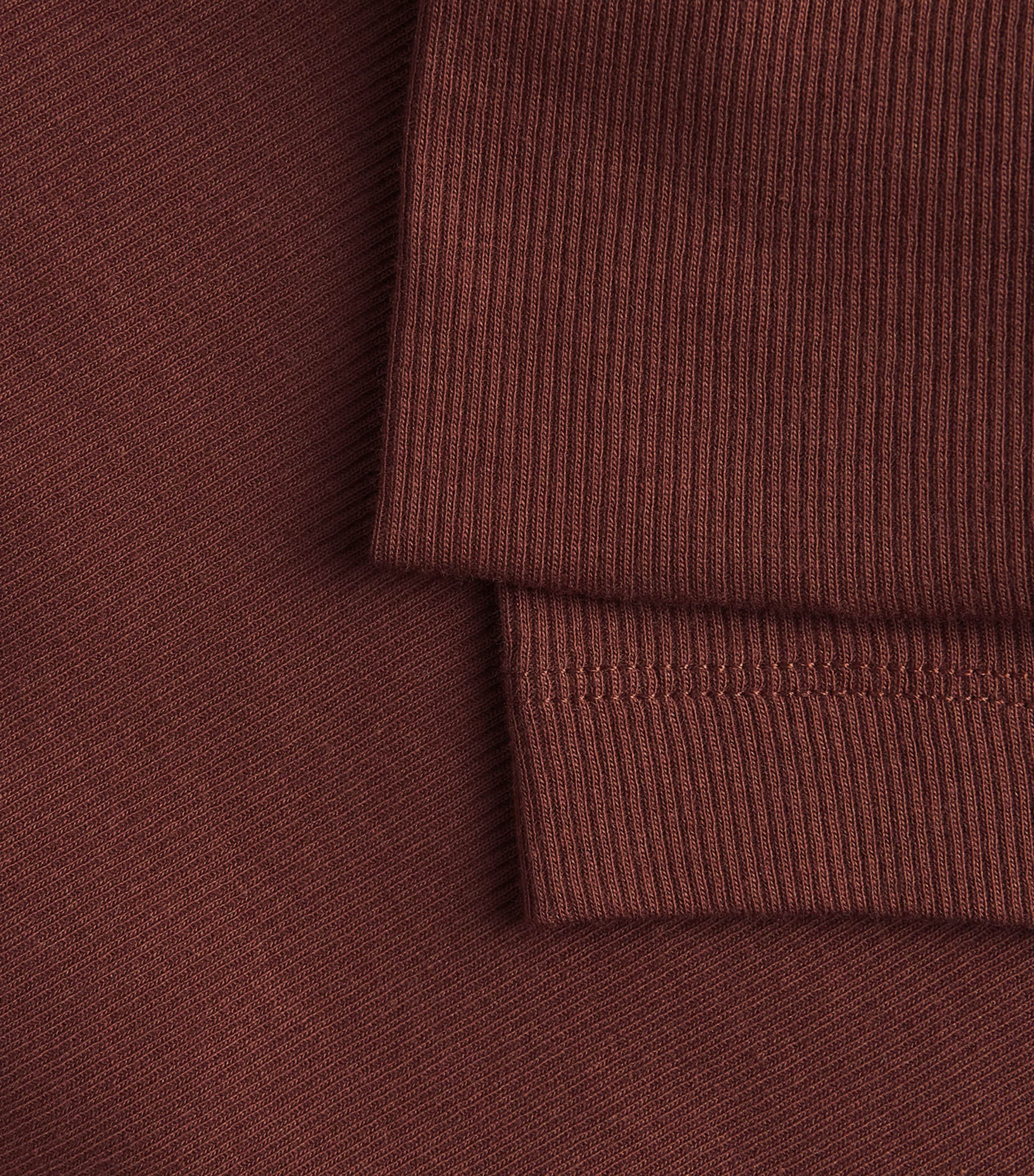 ME+EM Womens Slim Ultimate Raglan T-Shirt Cinnamon Brown Image 6
