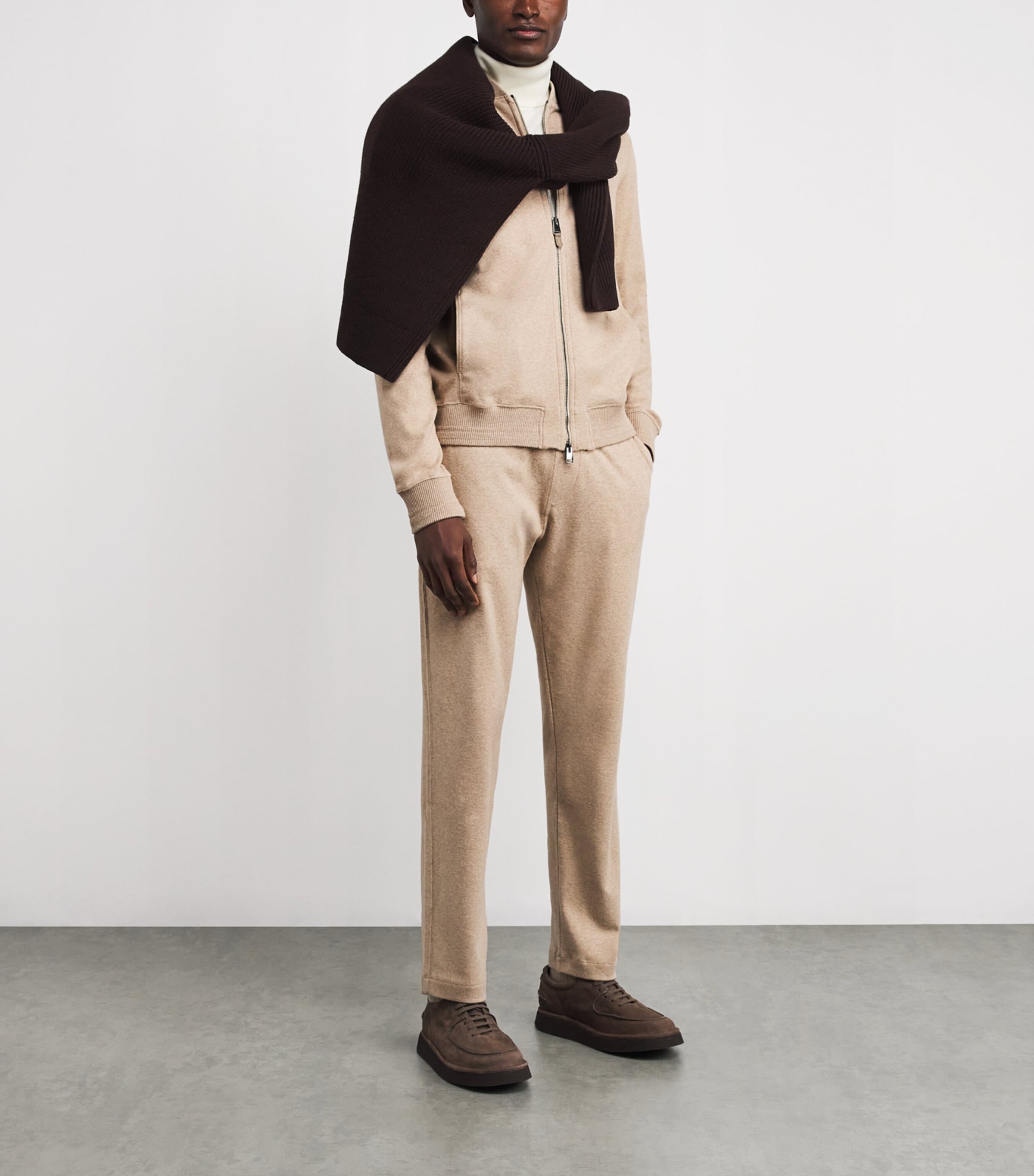 Cotton-Cashmere Bomber Jacket 705 Image 2