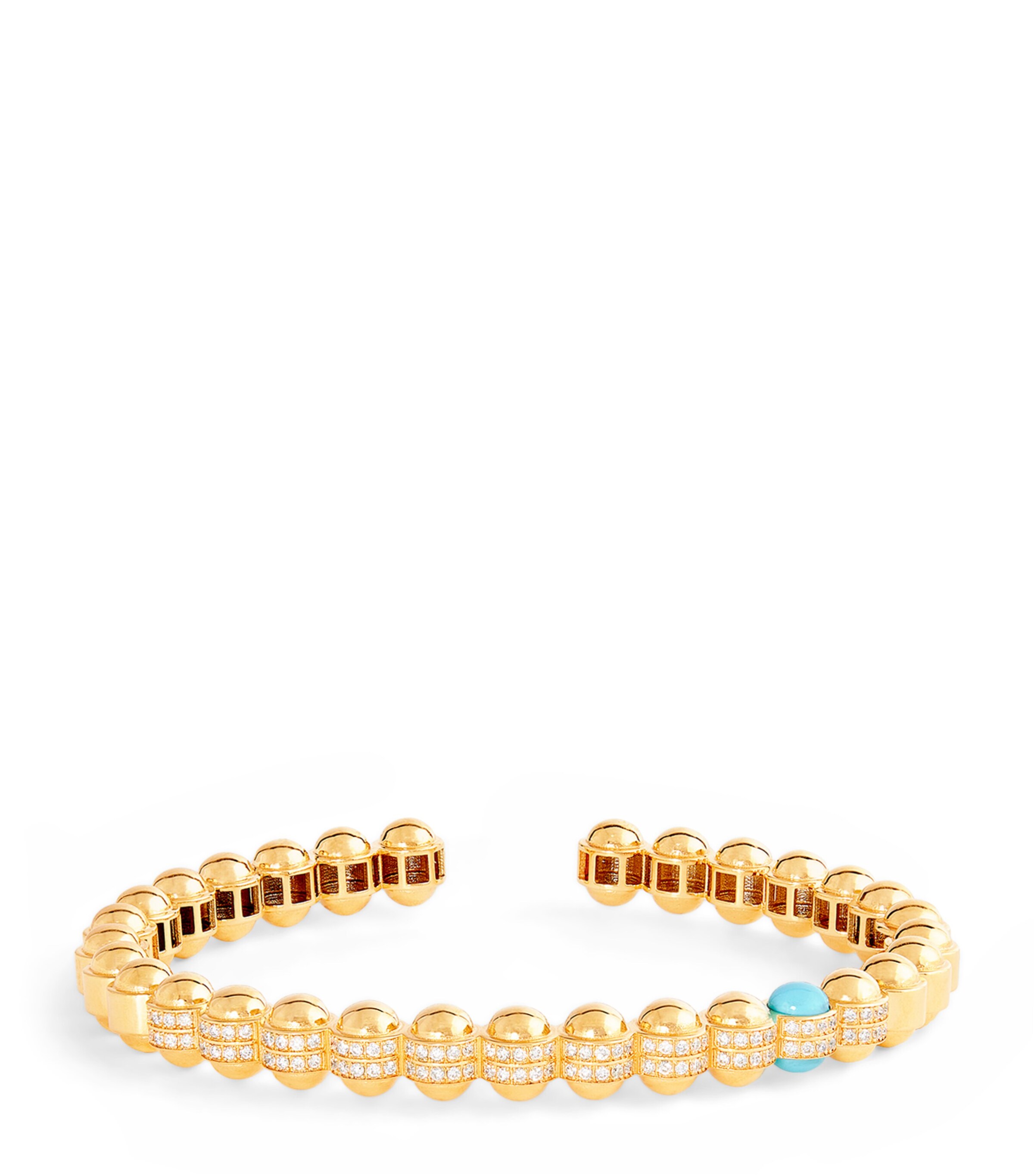 L'ATELIER NAWBAR Yellow Gold, Diamond and Enamel The Cobalt Bangle Yellow Gold Image 1