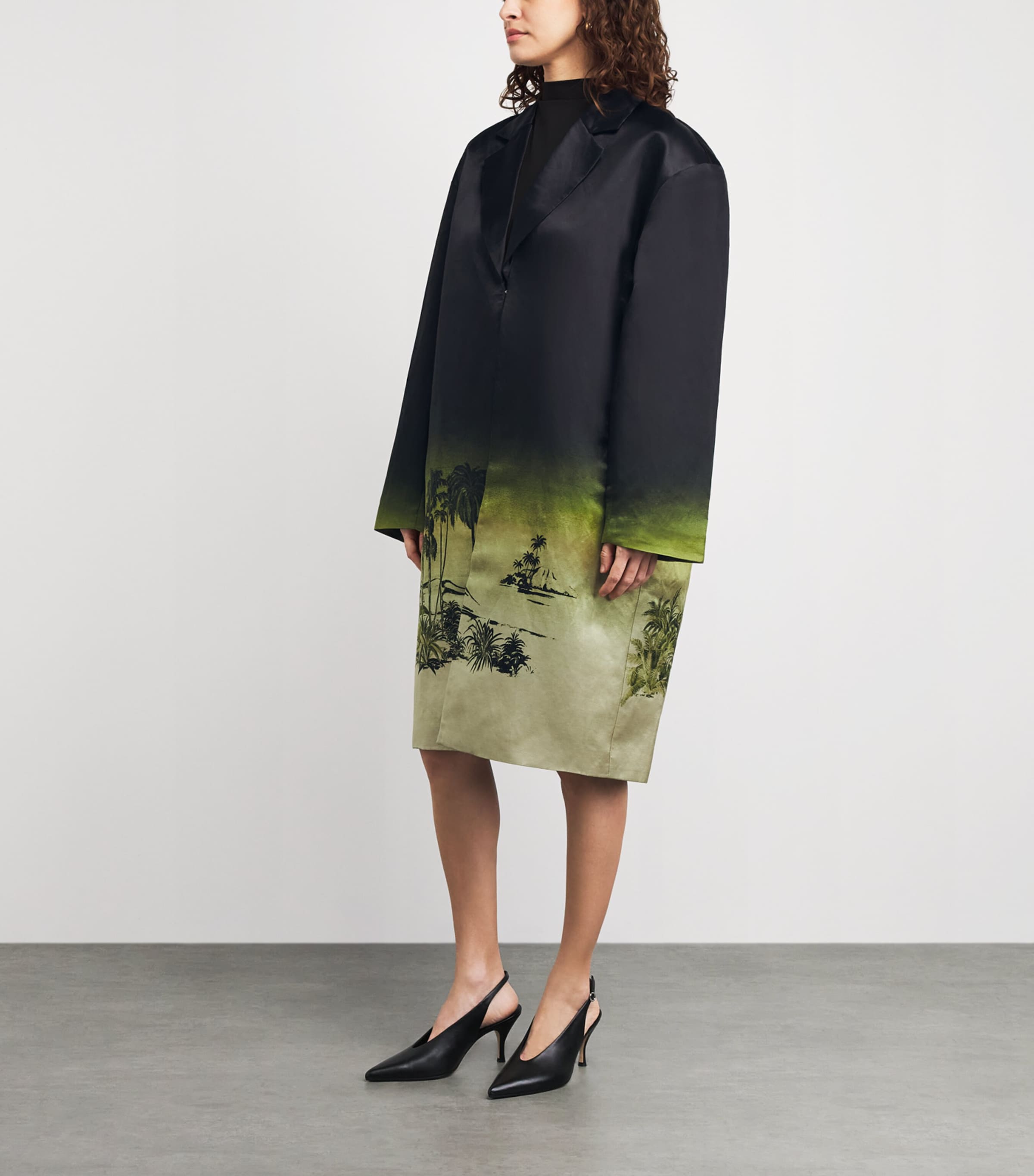 STAUD Womens Linen-Silk Jasper Jacket Cfgl California Glow Image 4