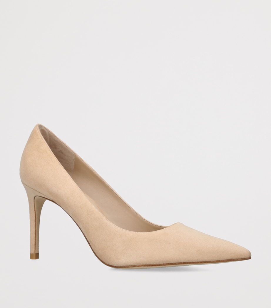 Suede Stuart Power Pumps 85 BEIGE Image 3