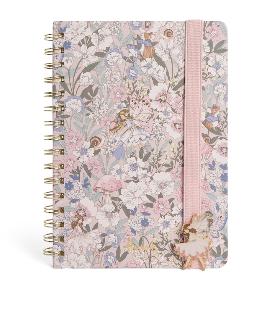 Harrods Woodland Fairy A5 Notebook Pink Image 1