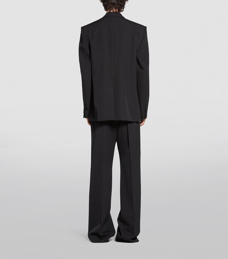 Wool Single-Breasted Blazer 1000 Image 4
