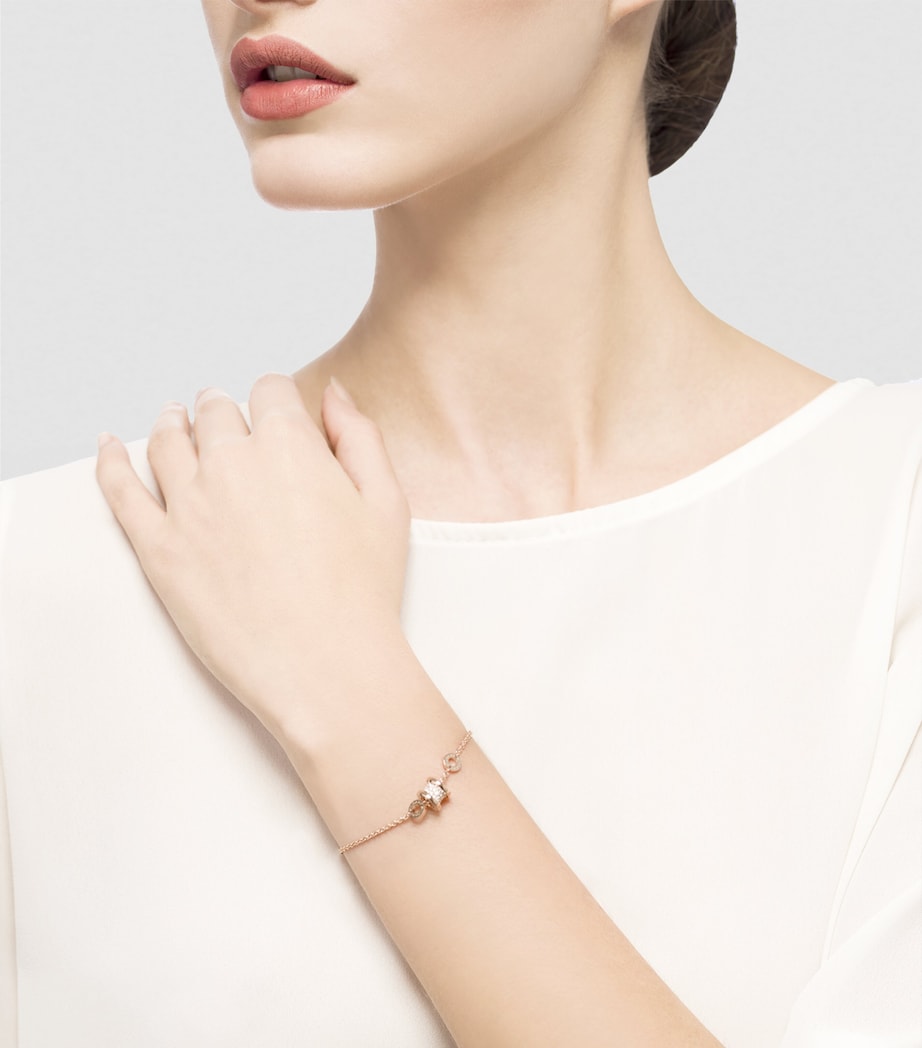 Rose Gold and Diamond B.zero1 Bracelet PINK GOLD Image 3