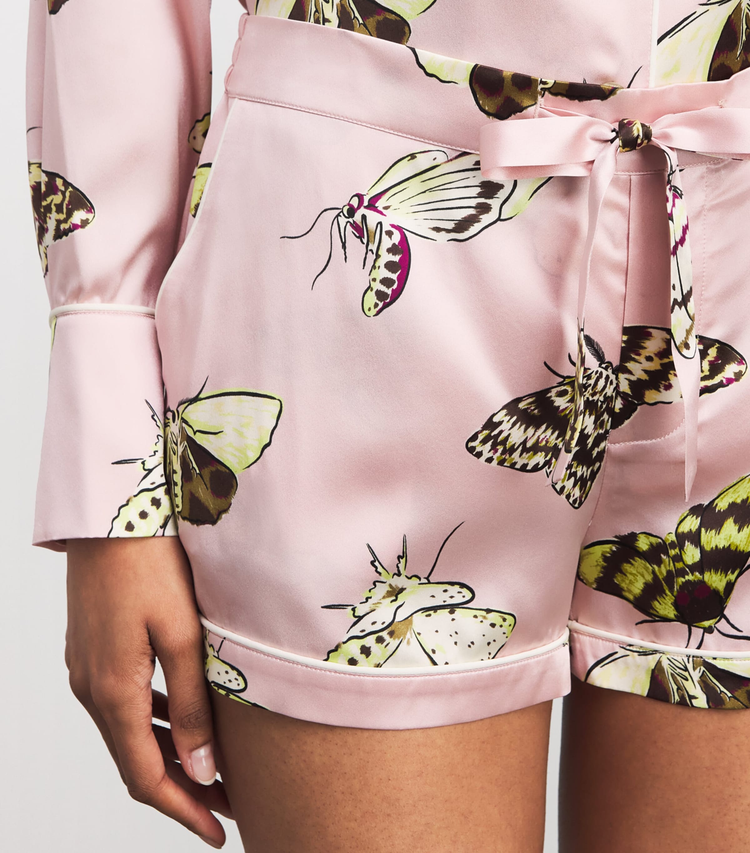 Olivia von Halle Womens Silk Moth Alba Elda Pyjama Set Elda Image 3