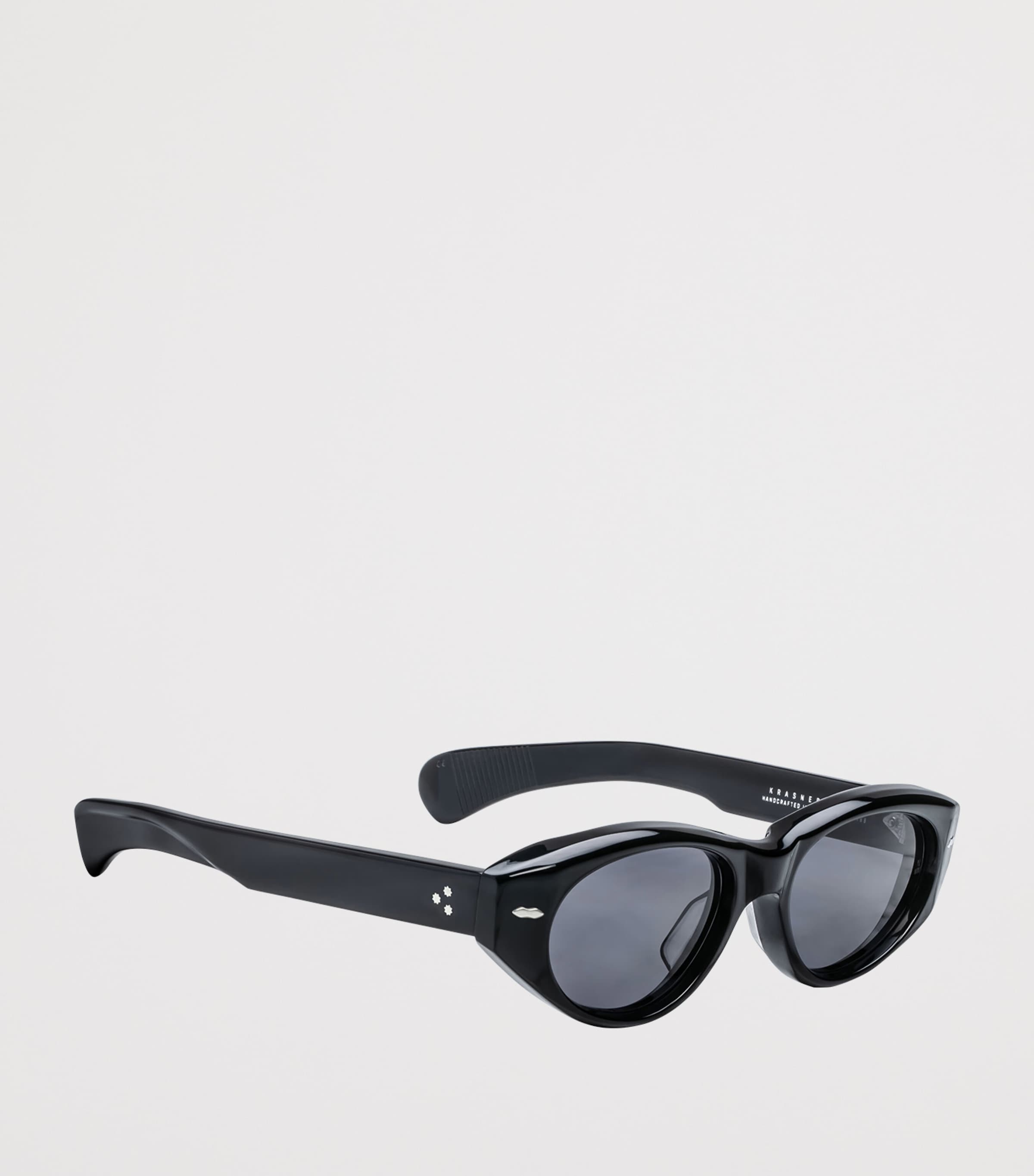 Jacques Marie Mage Krasner Oval Sunglasses Black Image 2