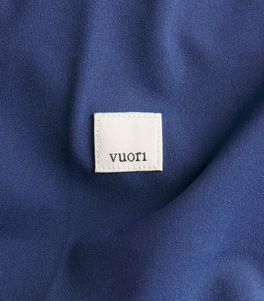 VUORI Womens AllTheFeels Shorts Blue Coast Image 6