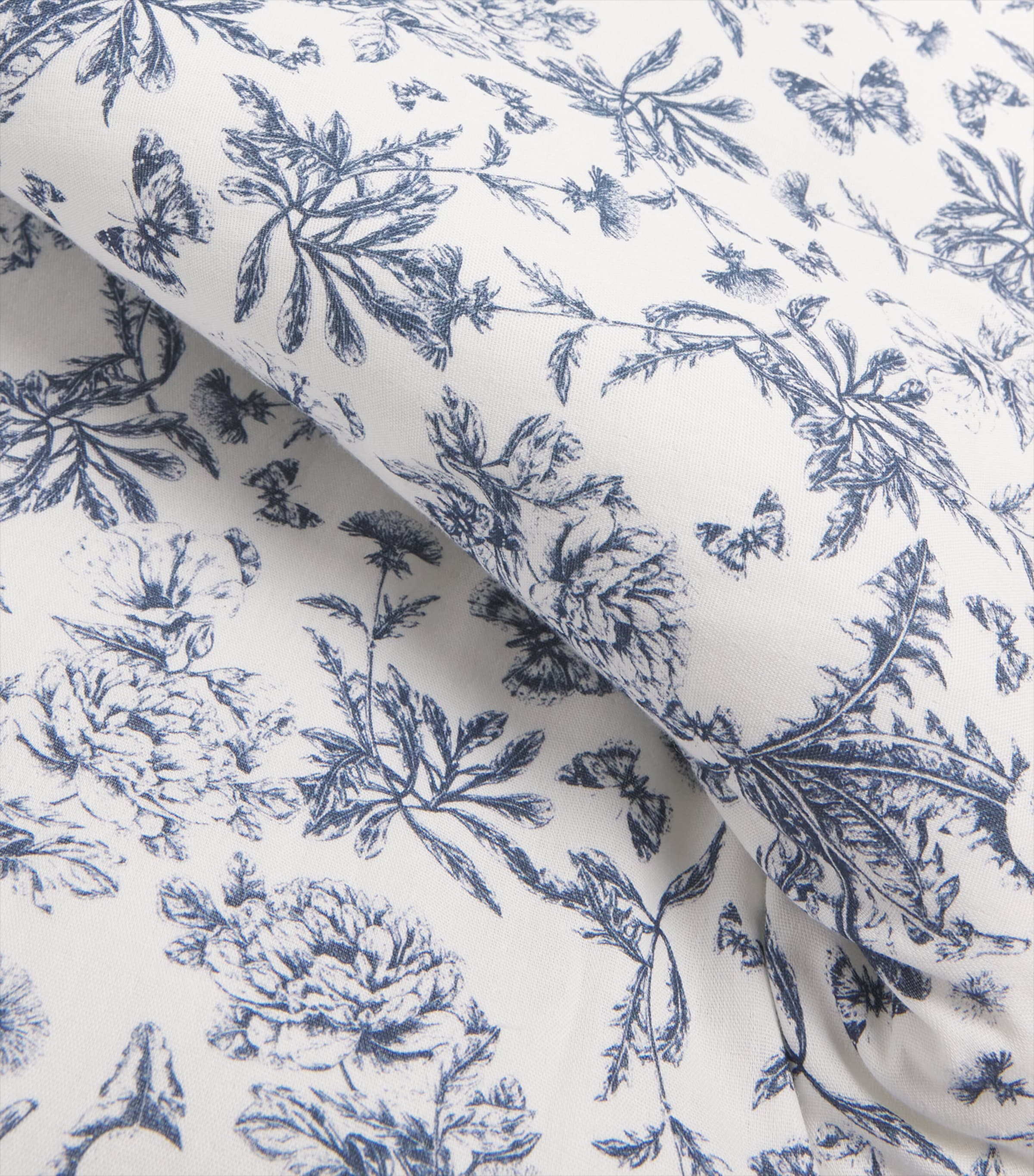 Cotton Toile de Jouy Blanket 04MARINE Image 3