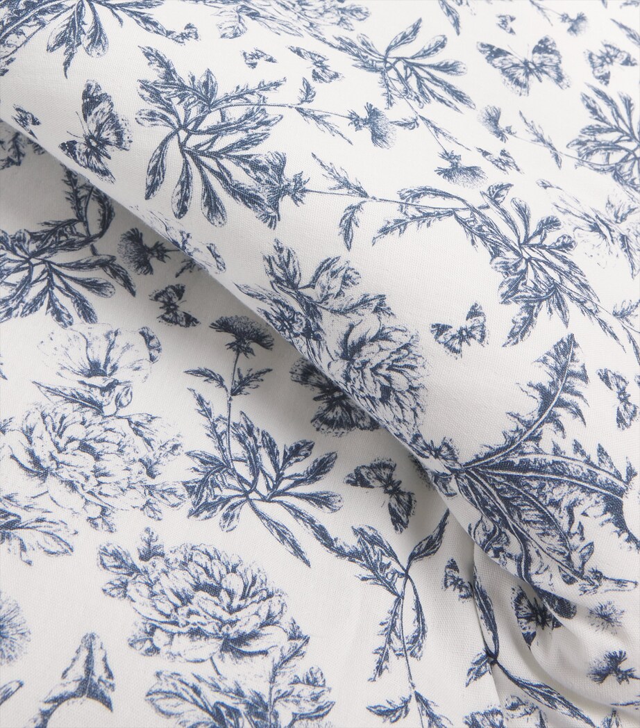 Cotton Toile de Jouy Blanket 04MARINE Image 3