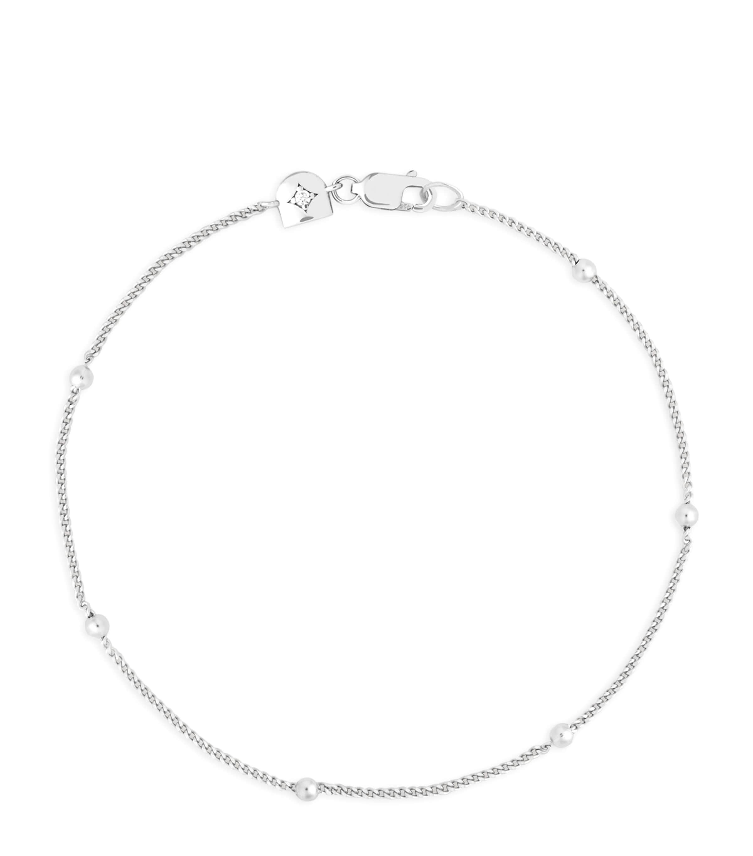 Astrid & Miyu Sterling Silver Essential Beaded Chain Bracelet | Jewellery & Watches New In | Fashion Jewellery | Bracelets