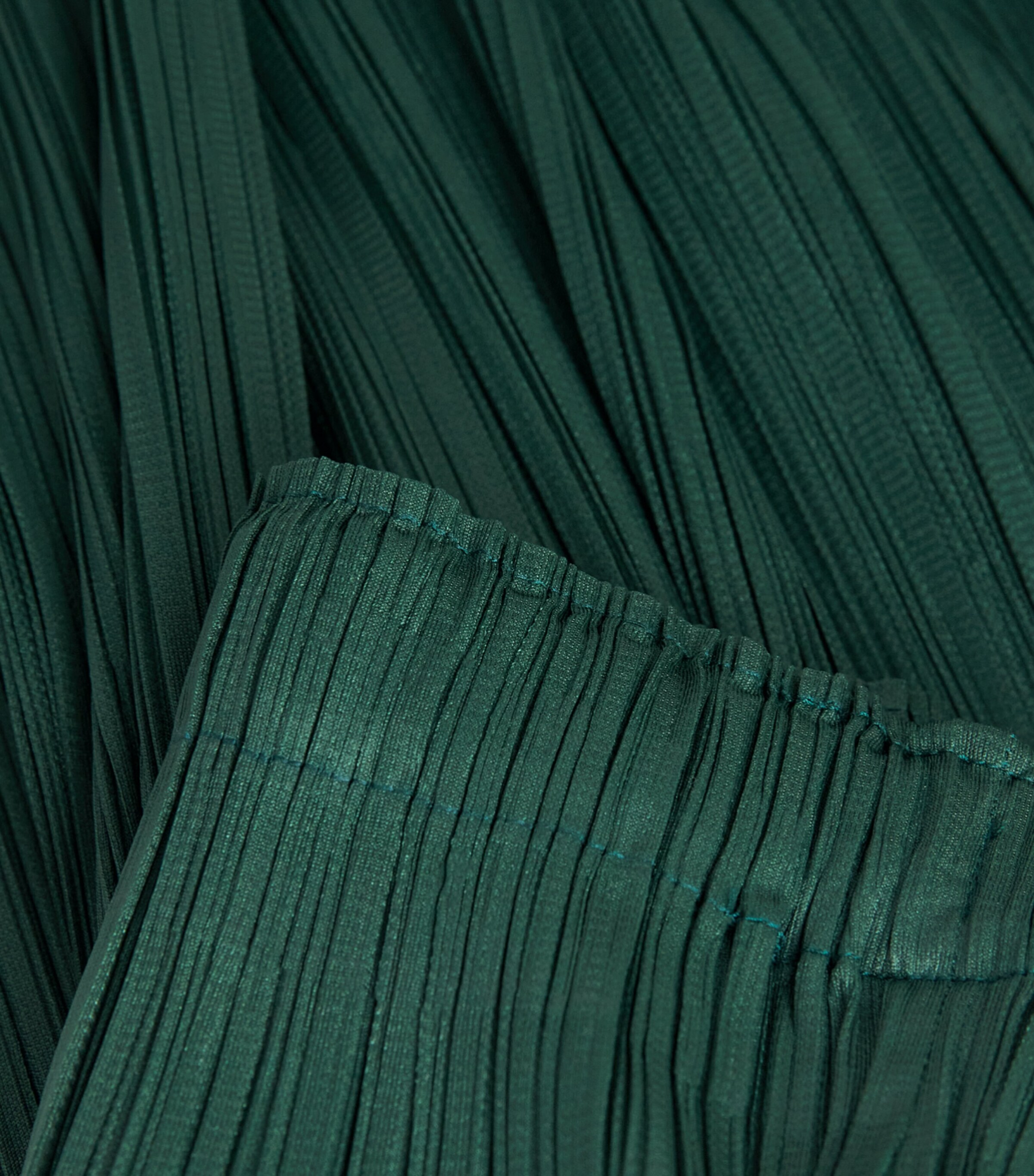 Pleats Please Issey Miyake Womens Monthly Colors Trousers Dark Green Image 6