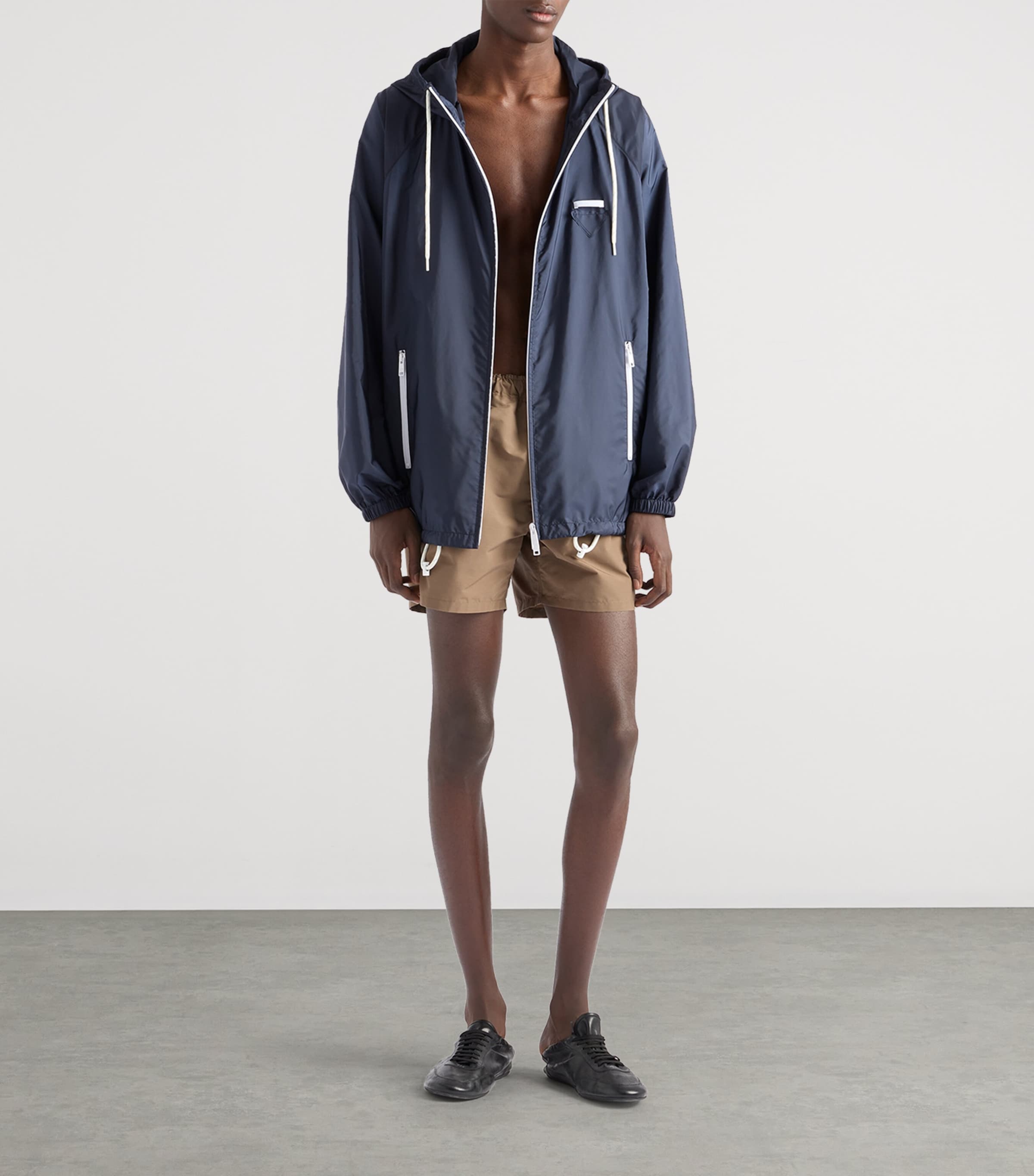 Re-Nylon Hooded Oversized Jacket F0ABB Image 2
