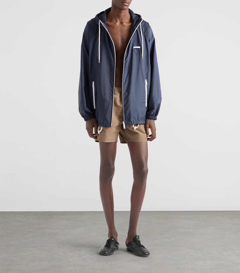 Re-Nylon Hooded Oversized Jacket F0ABB Image 2