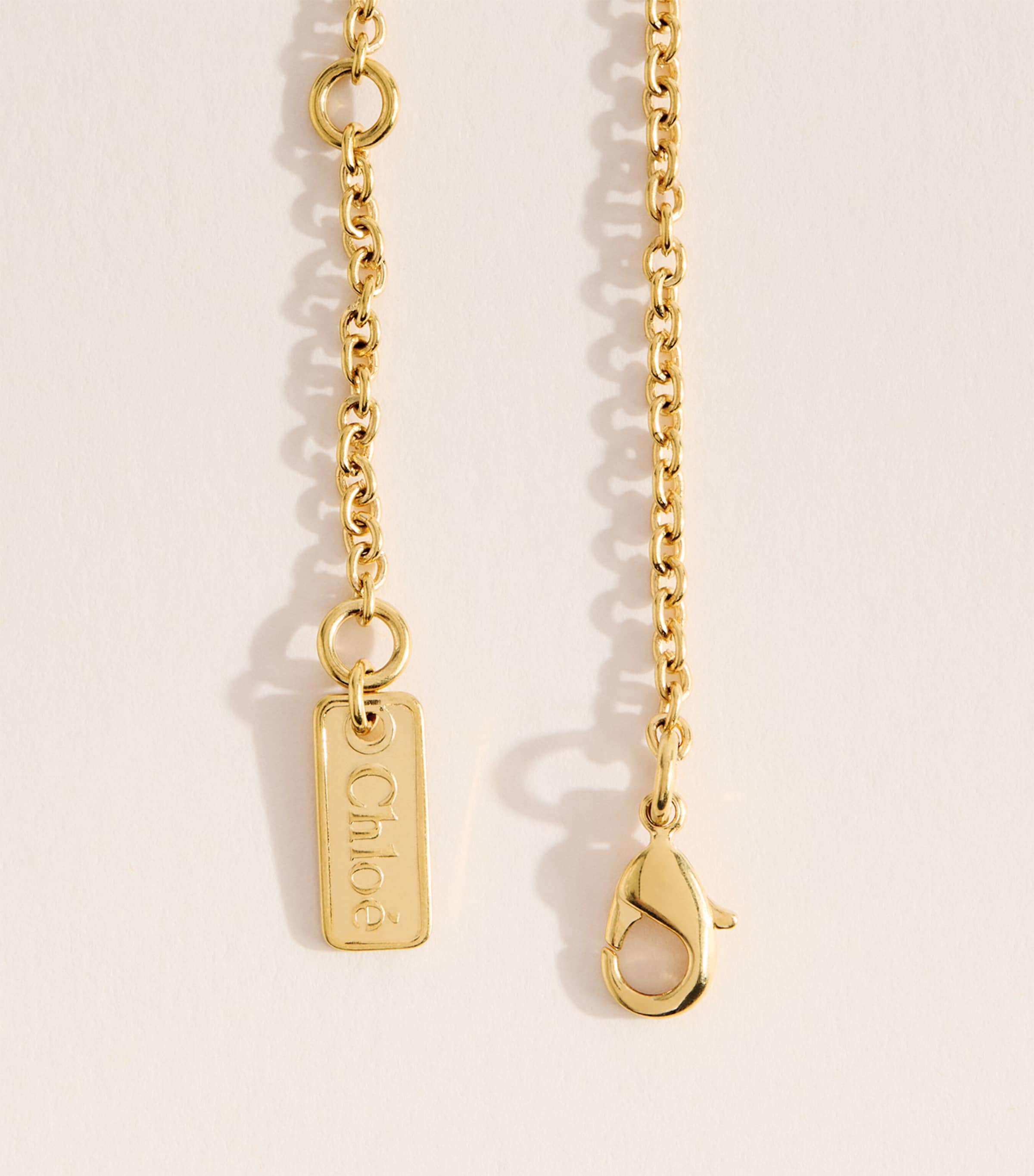 Chloé Bouquet Pendant Necklace Vintage Gold Image 3