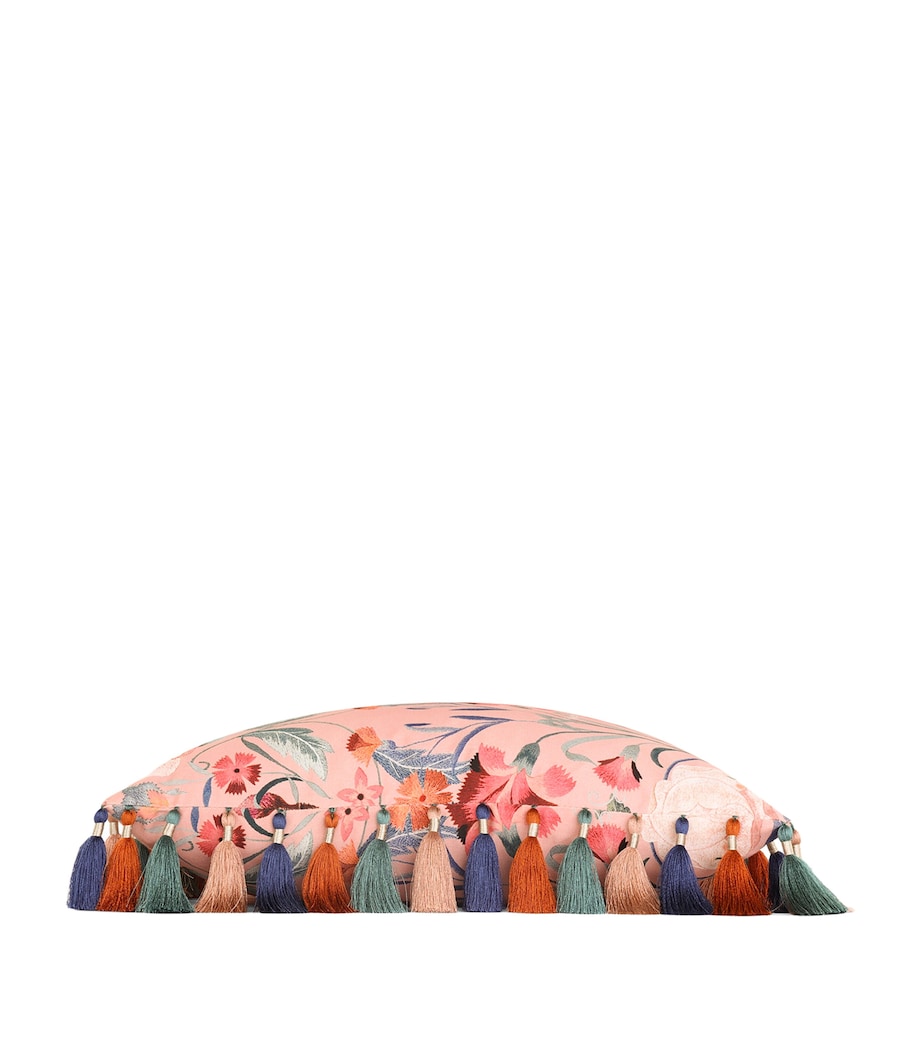 Velvet Bonita Rosa Cushion (50cm x 50cm) CHATEAU ROSE Image 2