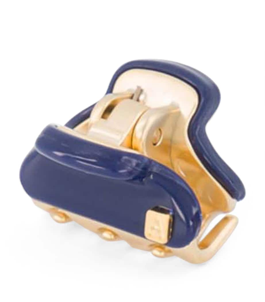 Gold-Plated Mini Claw Hair Clips (Set of 2) M5- MARINE/OR Image 2