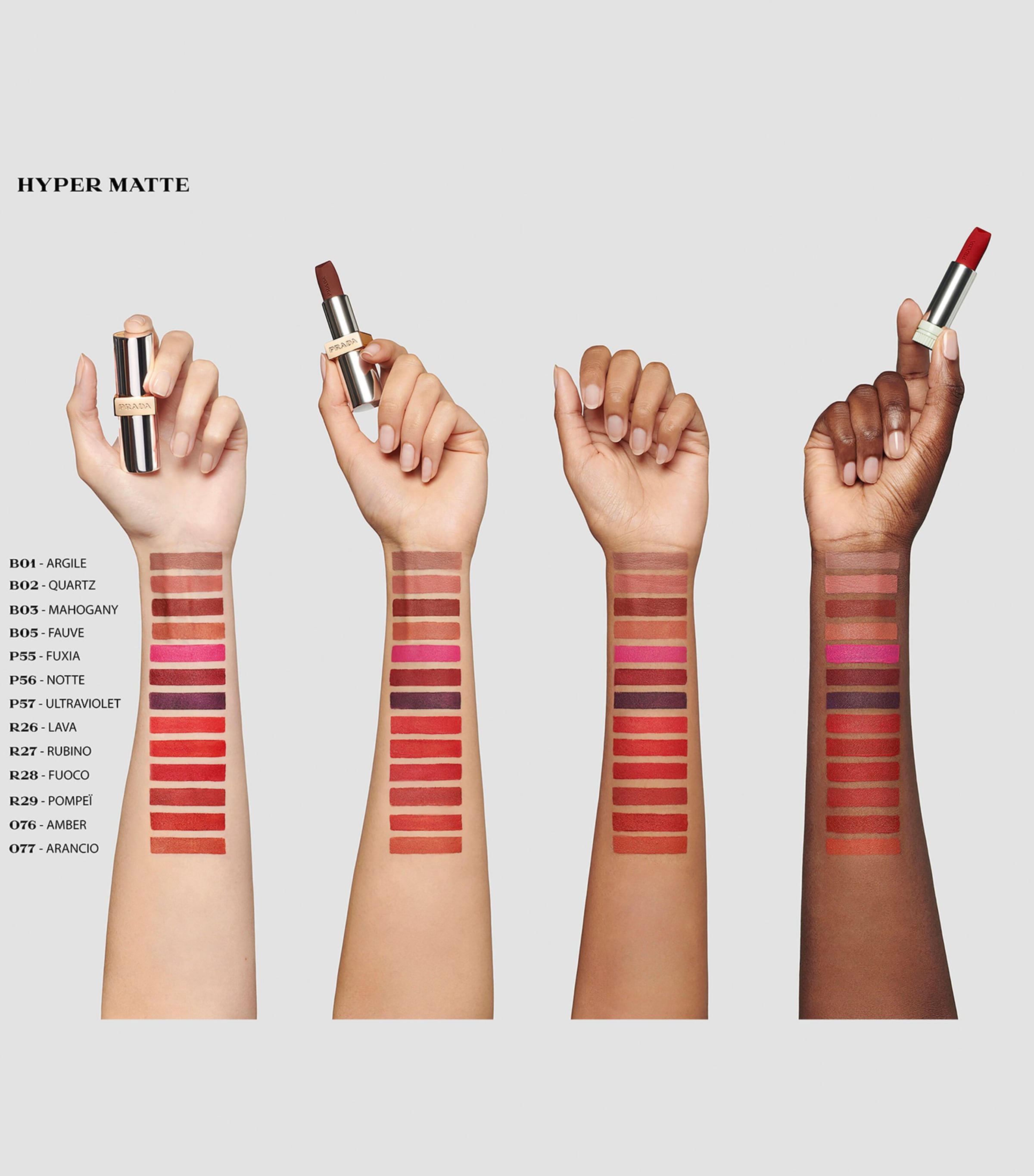 Prada Monochrome Hyper Matte Lipstick P56 Image 3