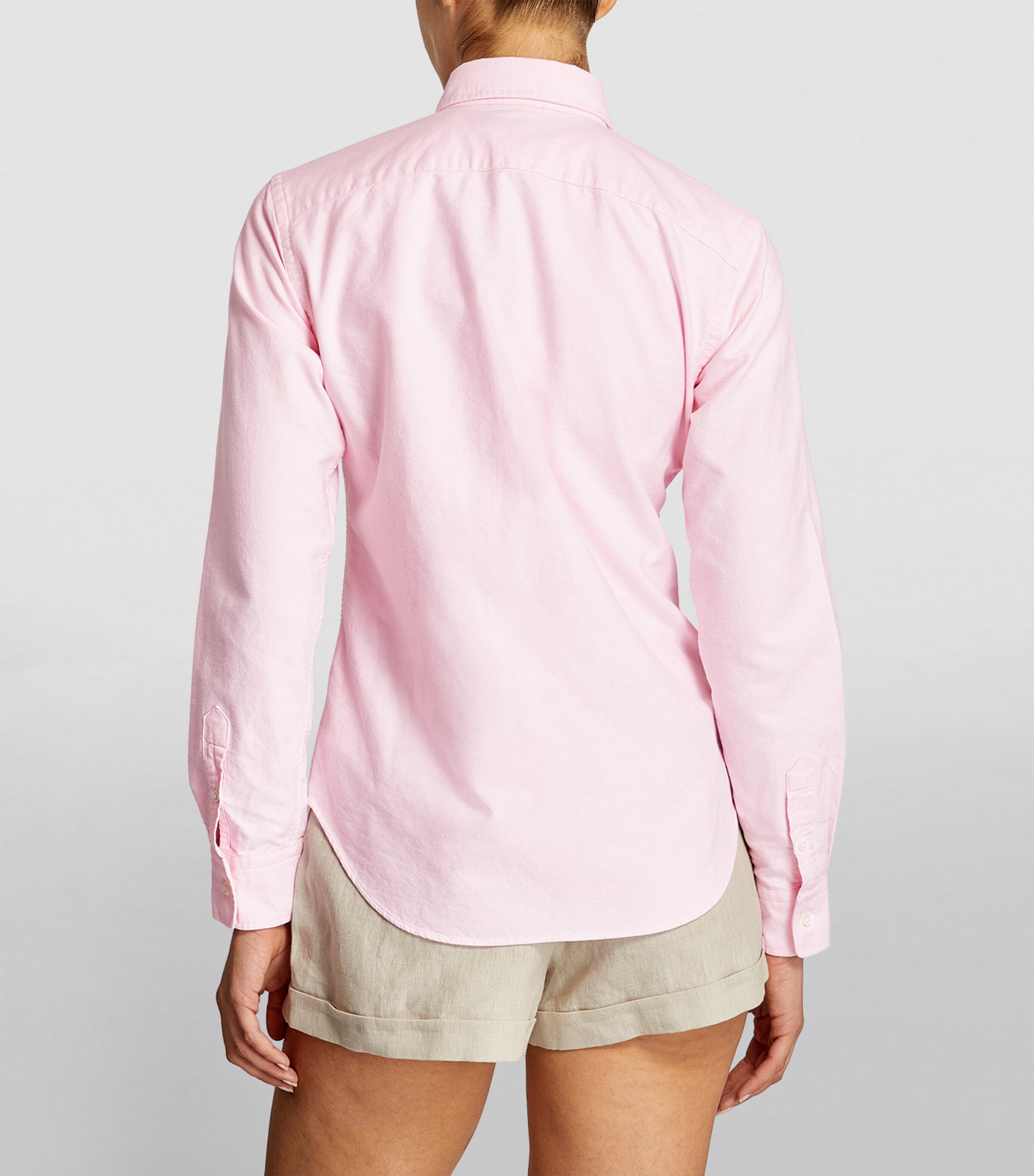 Cotton Oxford Shirt BATH PINK Image 4
