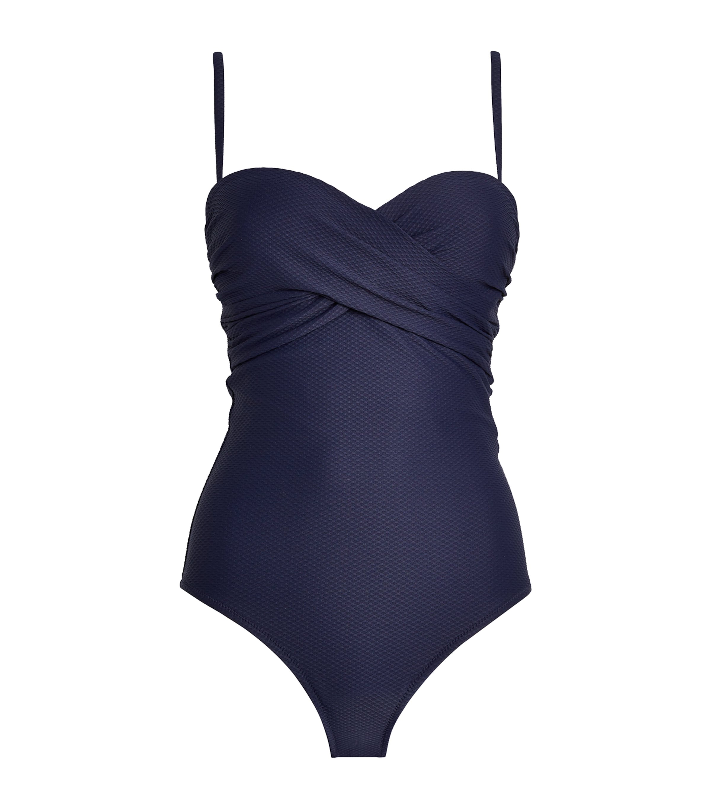 Heidi Klein Corsica Swimsuit In Navy