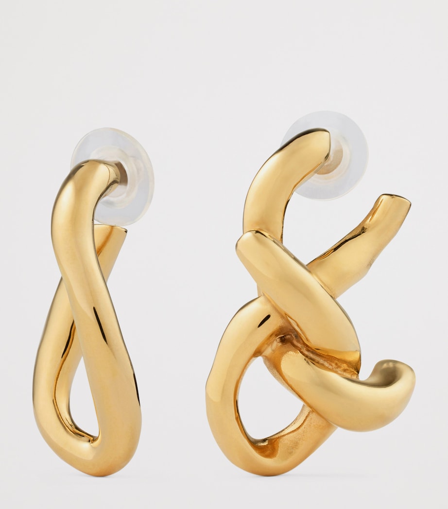 Chain-Link Earrings GOLDEN YELLOW Image 3